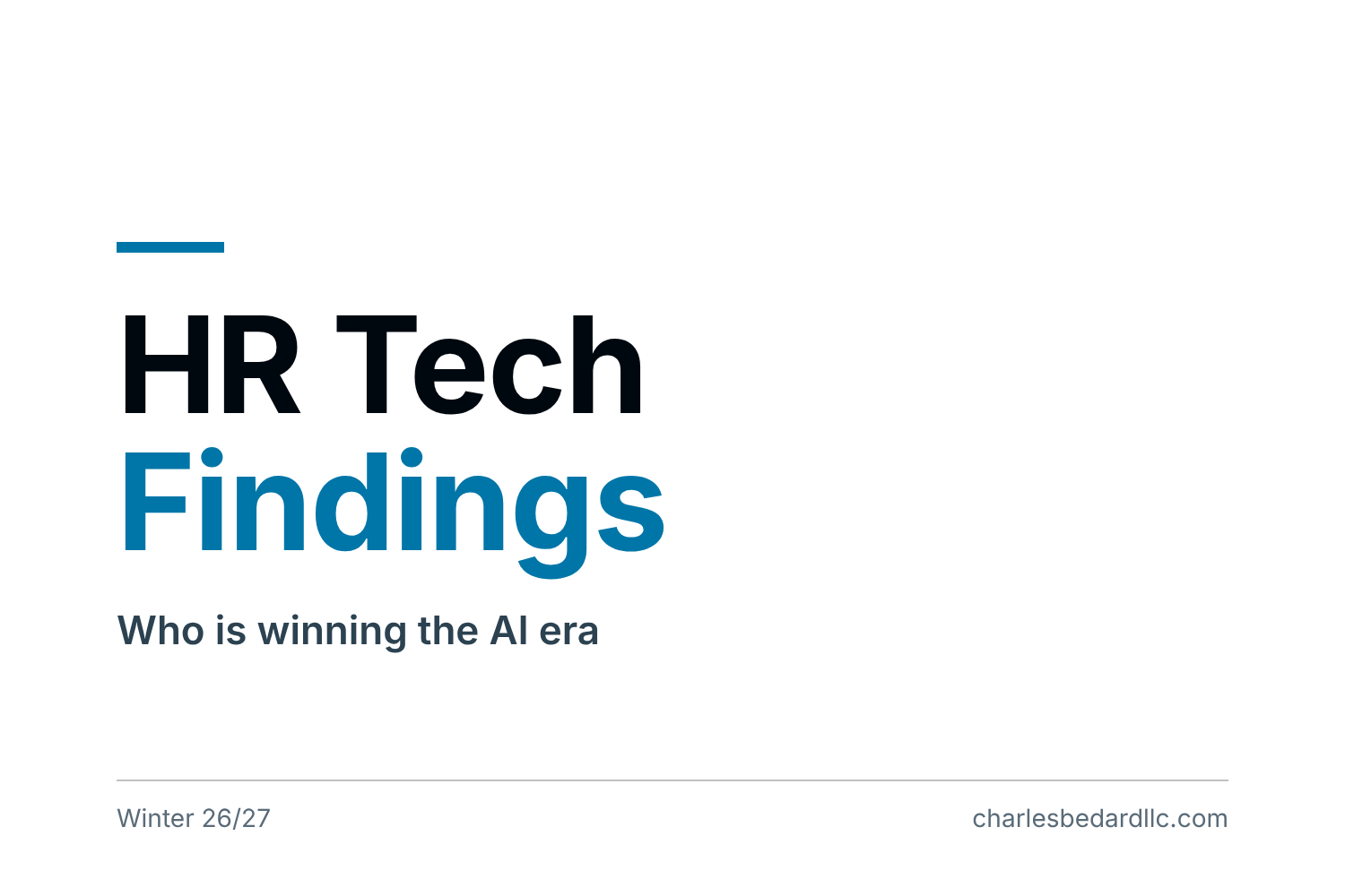 Who Is Winning the AI Era: Findings from HR Tech 2026