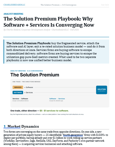 analyst briefing as-a-solution playbook