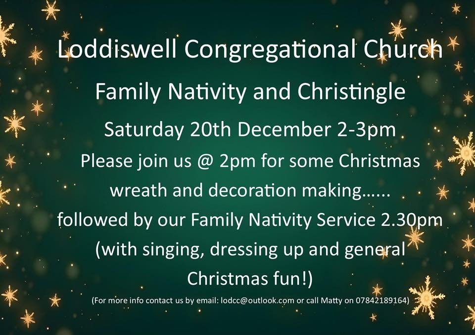 Family Nativity & Christingle