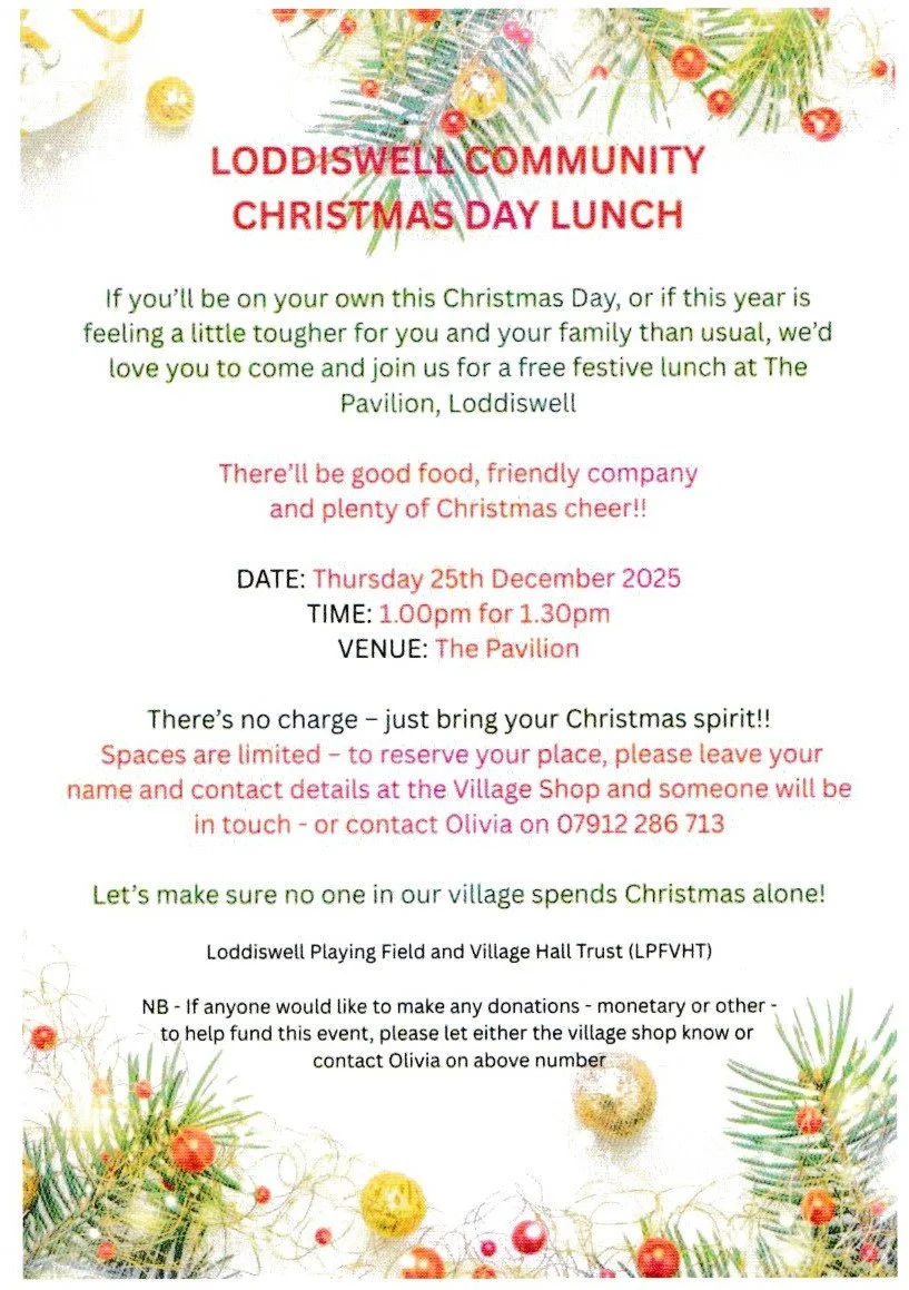 Loddiswell Community Christmas Day Lunch