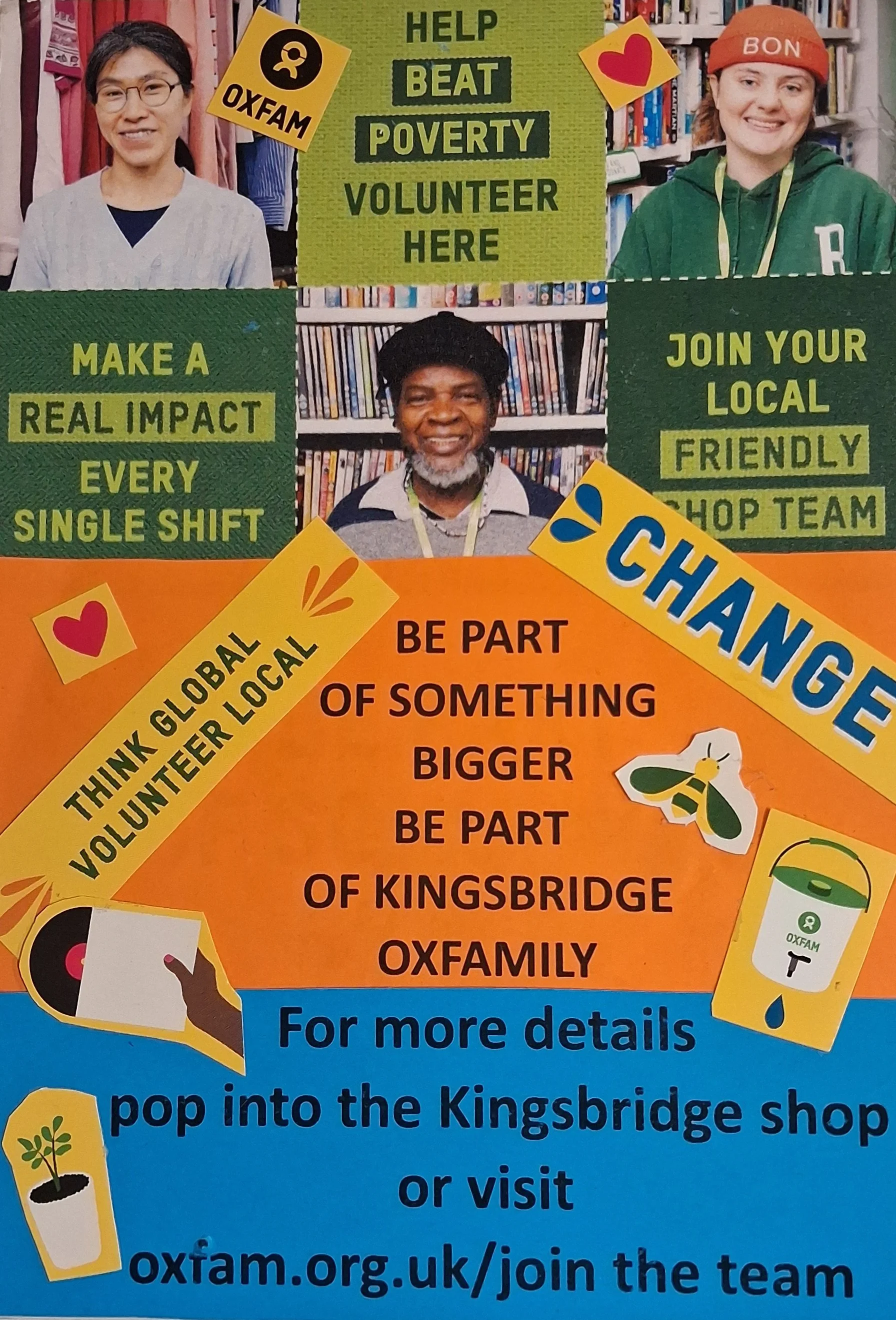 Volunteers Needed for Oxfam