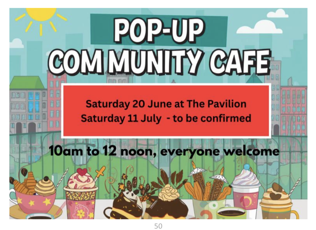 Pop-Up Cafe - Venue TBC