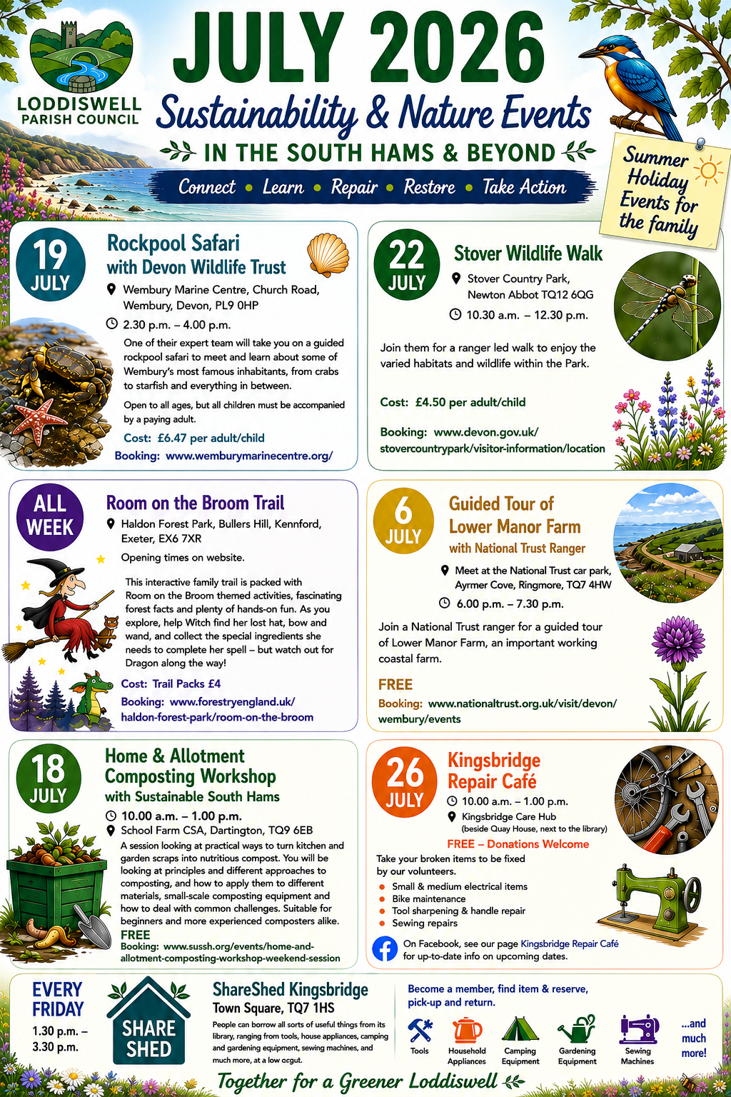Sustainability &amp; Nature Events July 2026