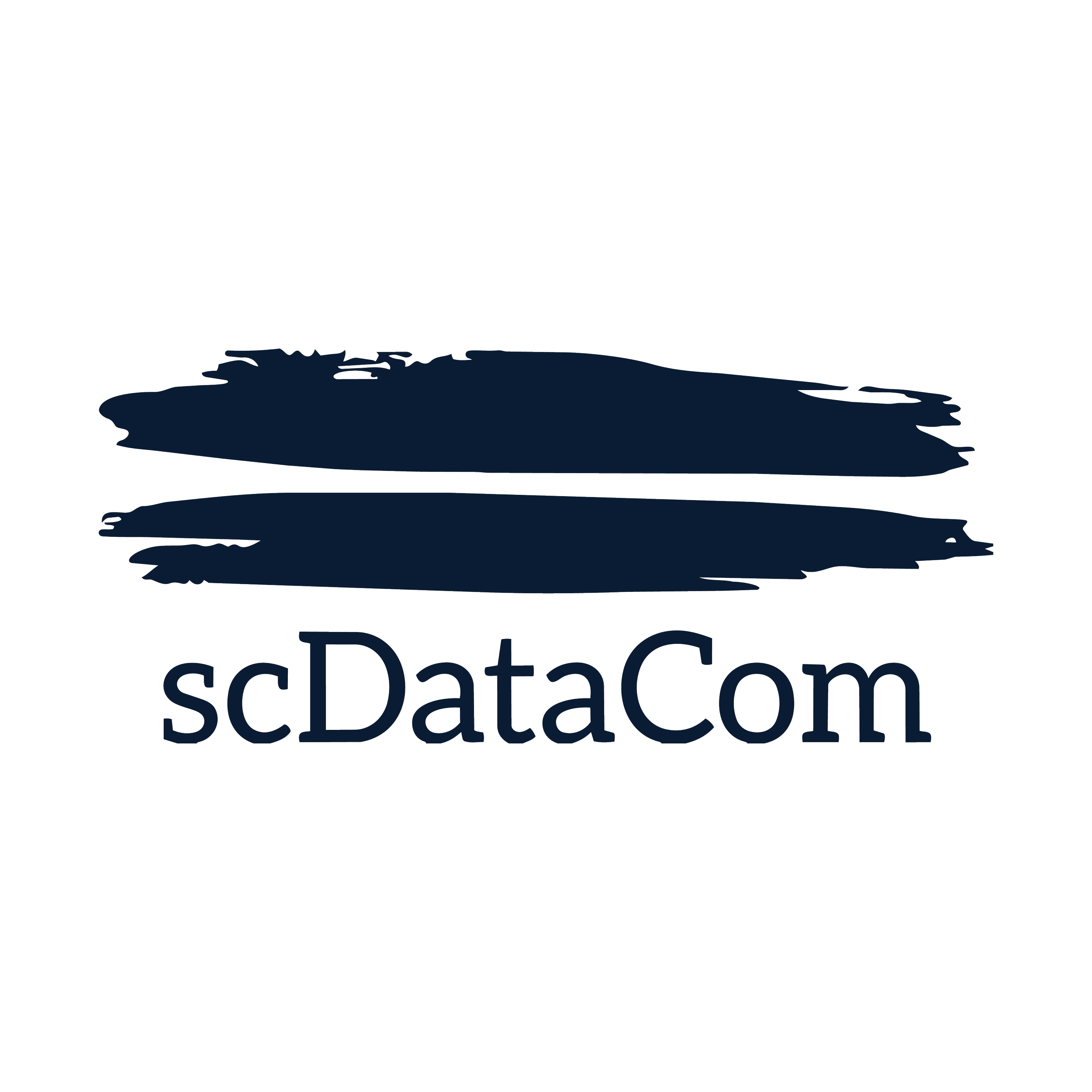 Black background with a stylized blue paint splatter and the text 'SciData.com' written in blue.