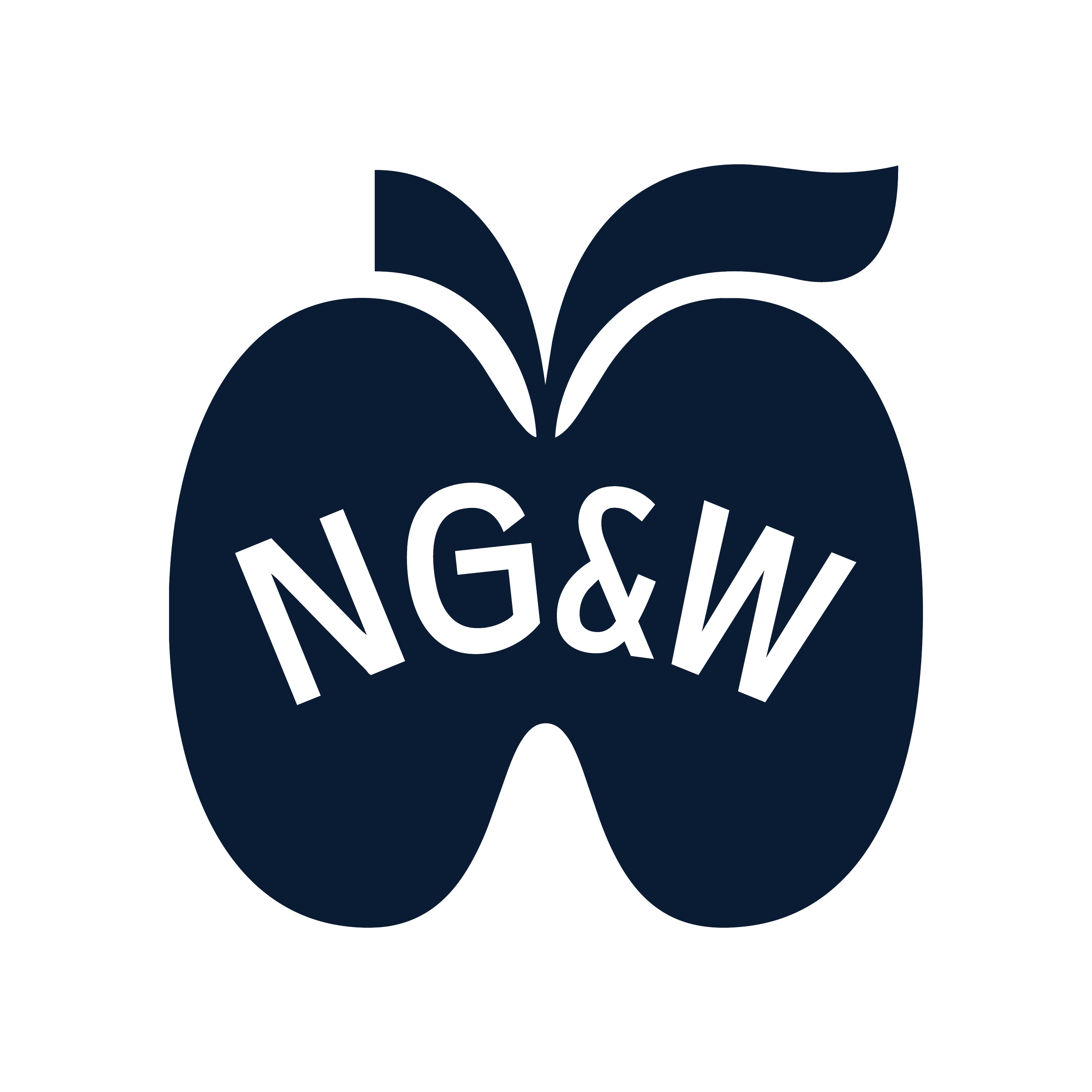 Dark blue graphic of a dog with the words "NCAP" and "Dog" incorporated into the design.