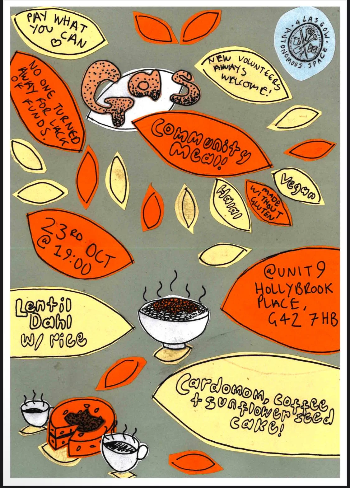 GAS Autonomous Space Community meal poster©

pen and paper w/ printed logo