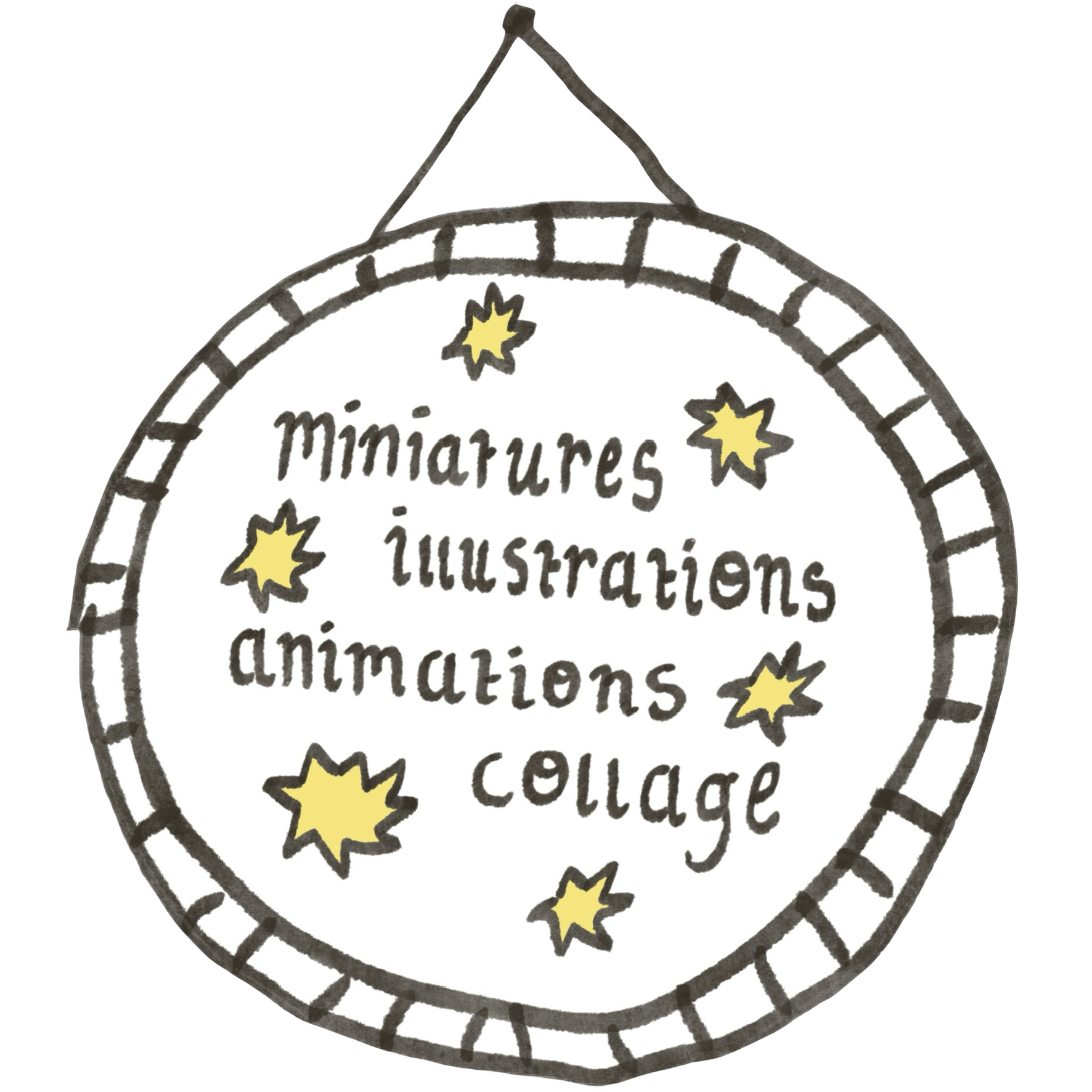 miniatures, illustrations, animations, collage