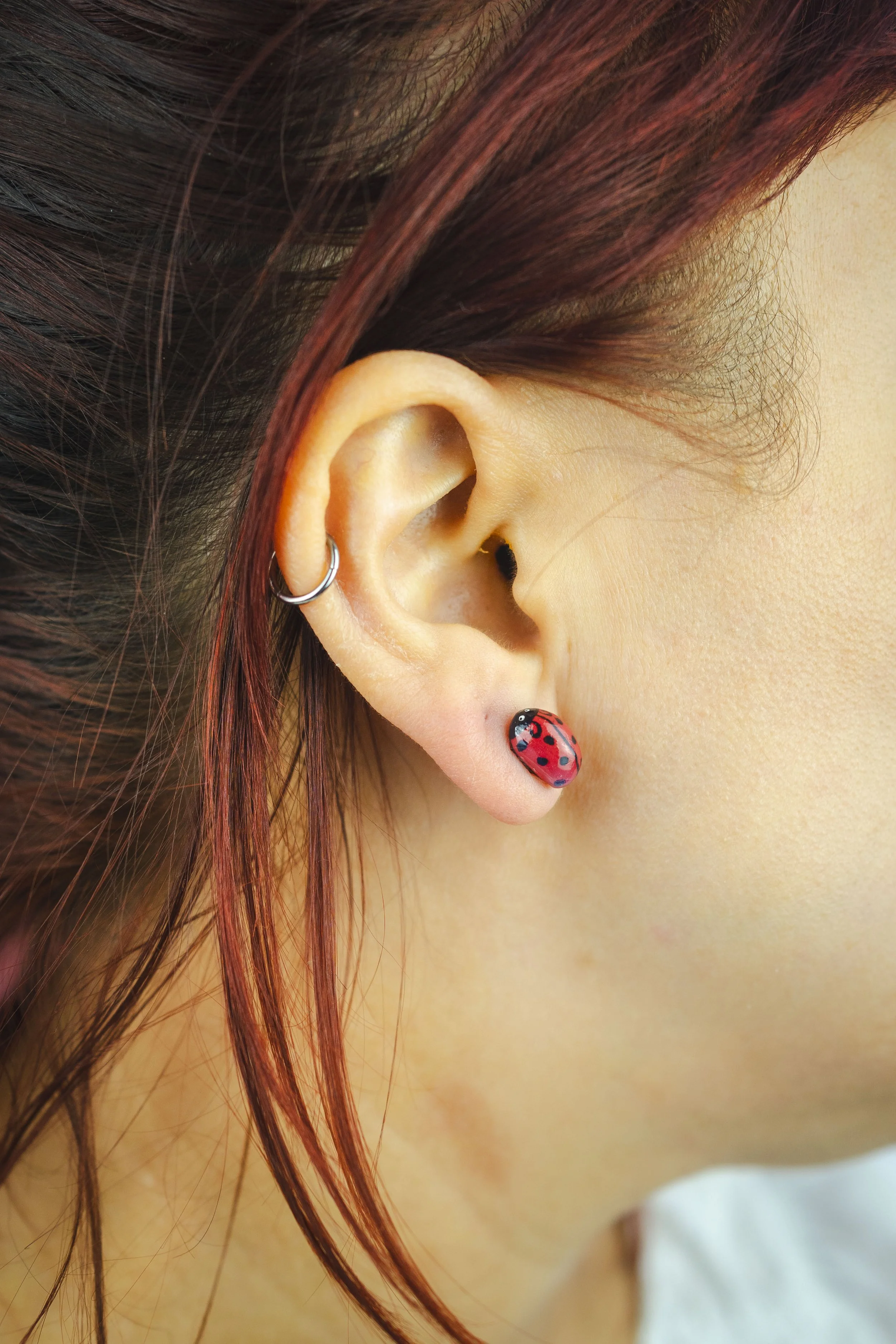 lady bug earrings
