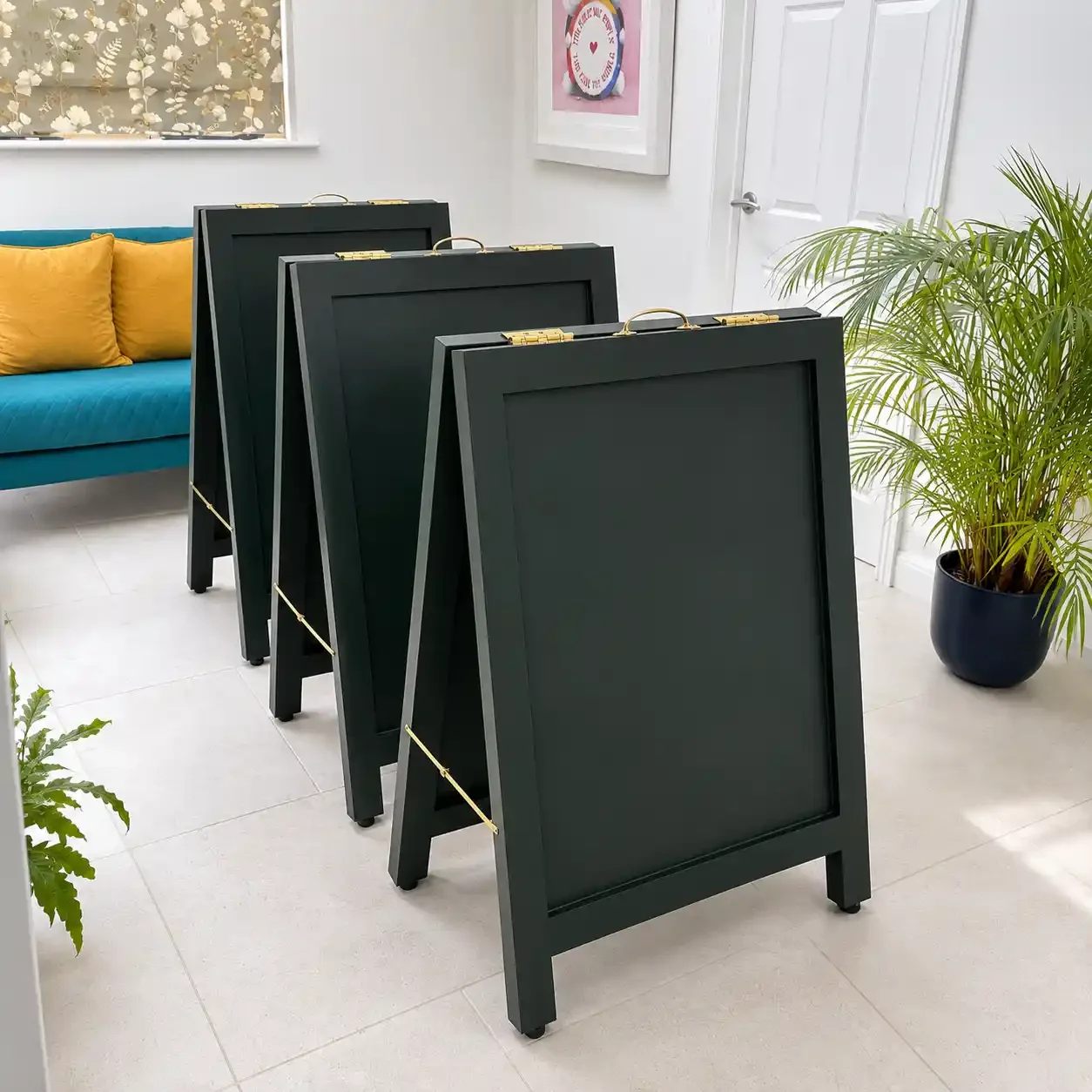 Wooden A-Frame Pavement Signs