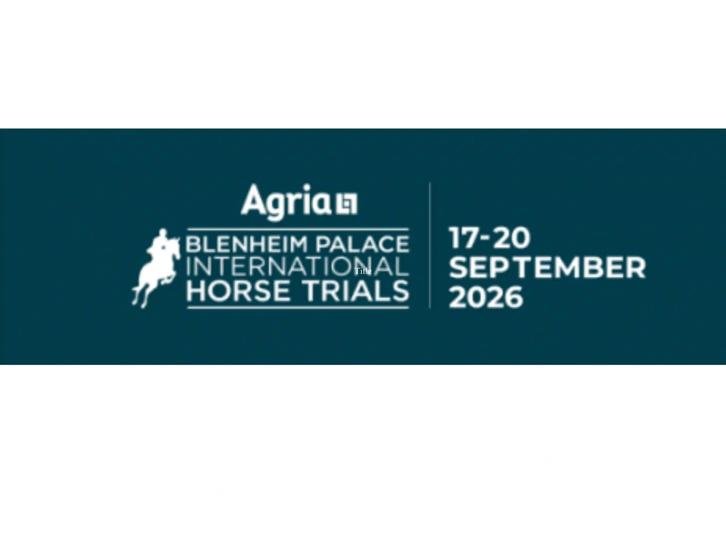 Blenheim Palace Horse Trials