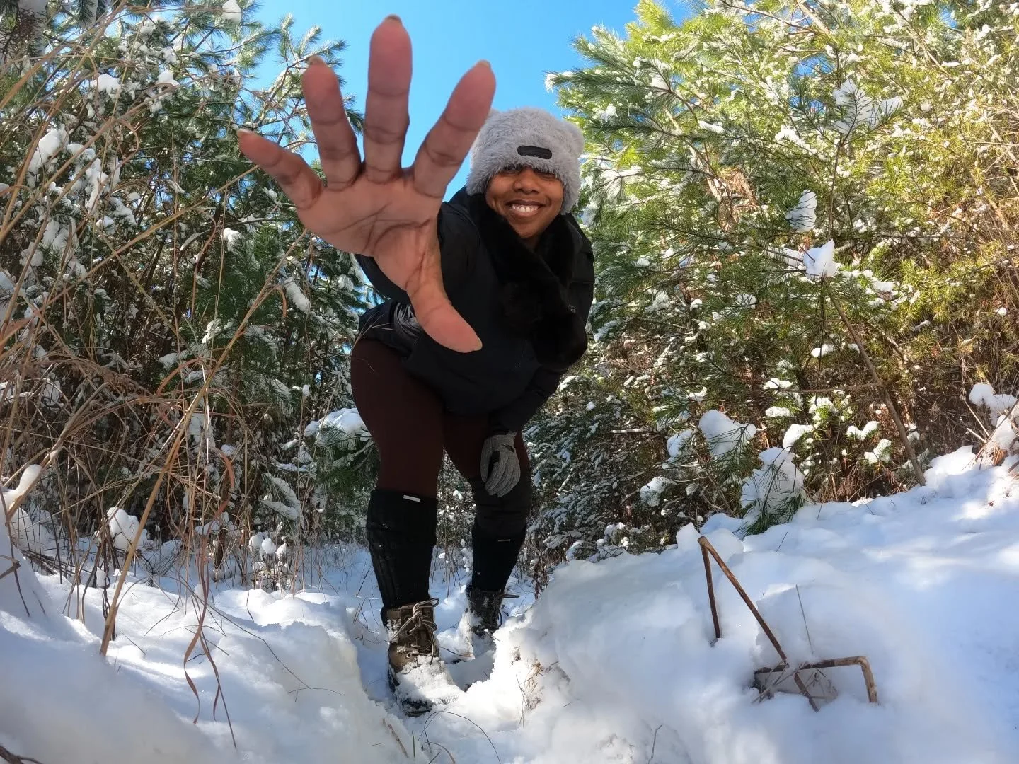 Reminder: Mother Nature RULES ✨️🥶❄️

Today, me and my #GoPro decided to go outside and witness the beauty that our planet has brought to my doorstep - a 16" snow storm 🥰

Though annoying to some - and warrantedly so; Charlotte doesn't get snow
