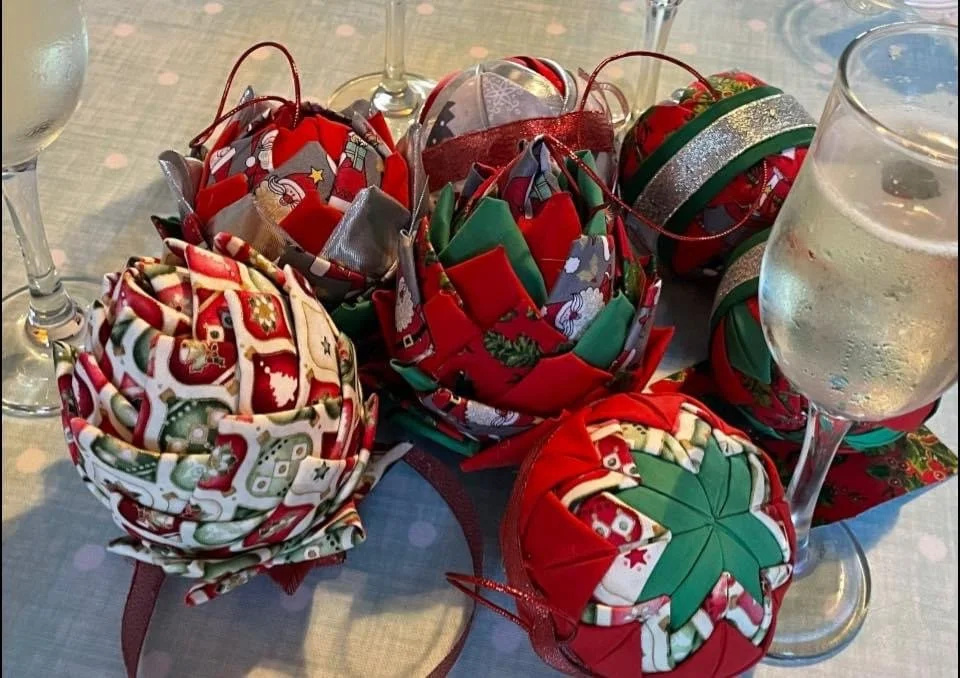 Fabric Pine Cone or Bauble