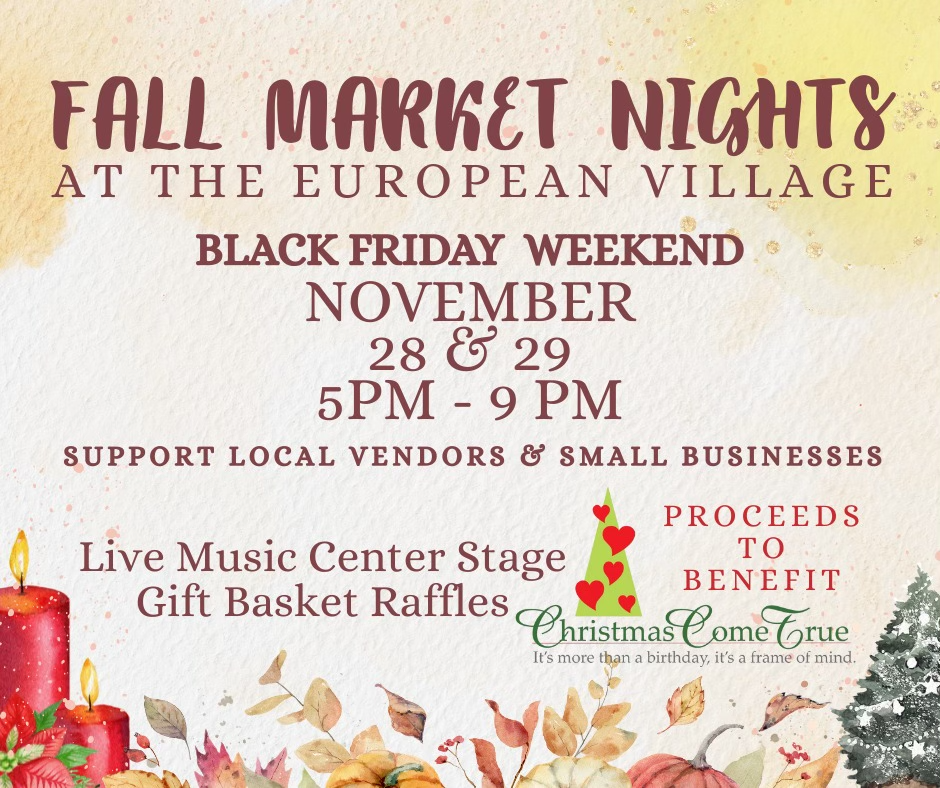Fall Market Nights | Black Friday Weekend