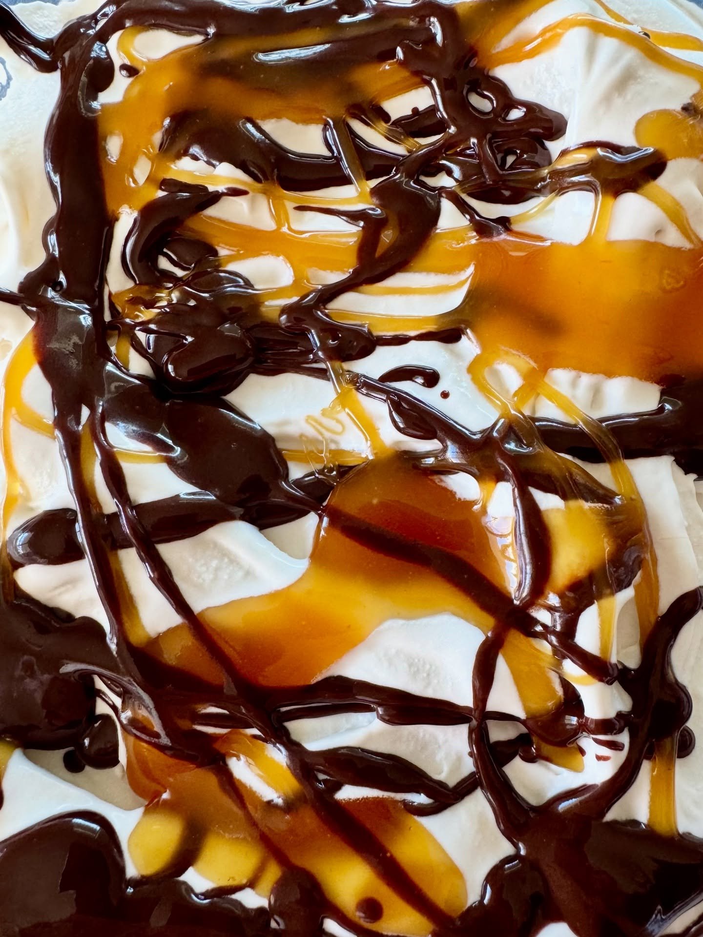 It&rsquo;s finally here. Our first completely nondairy ice cream flavor. 

🥥🧡🤎TOASTED COCONUT W/ SALTED CARAMEL &amp; CHOCOLATE SWIRL🥥🧡🤎

Made completely from scratch and 100% dairy-free. We start with a rich base of toasted shredded coconut, s