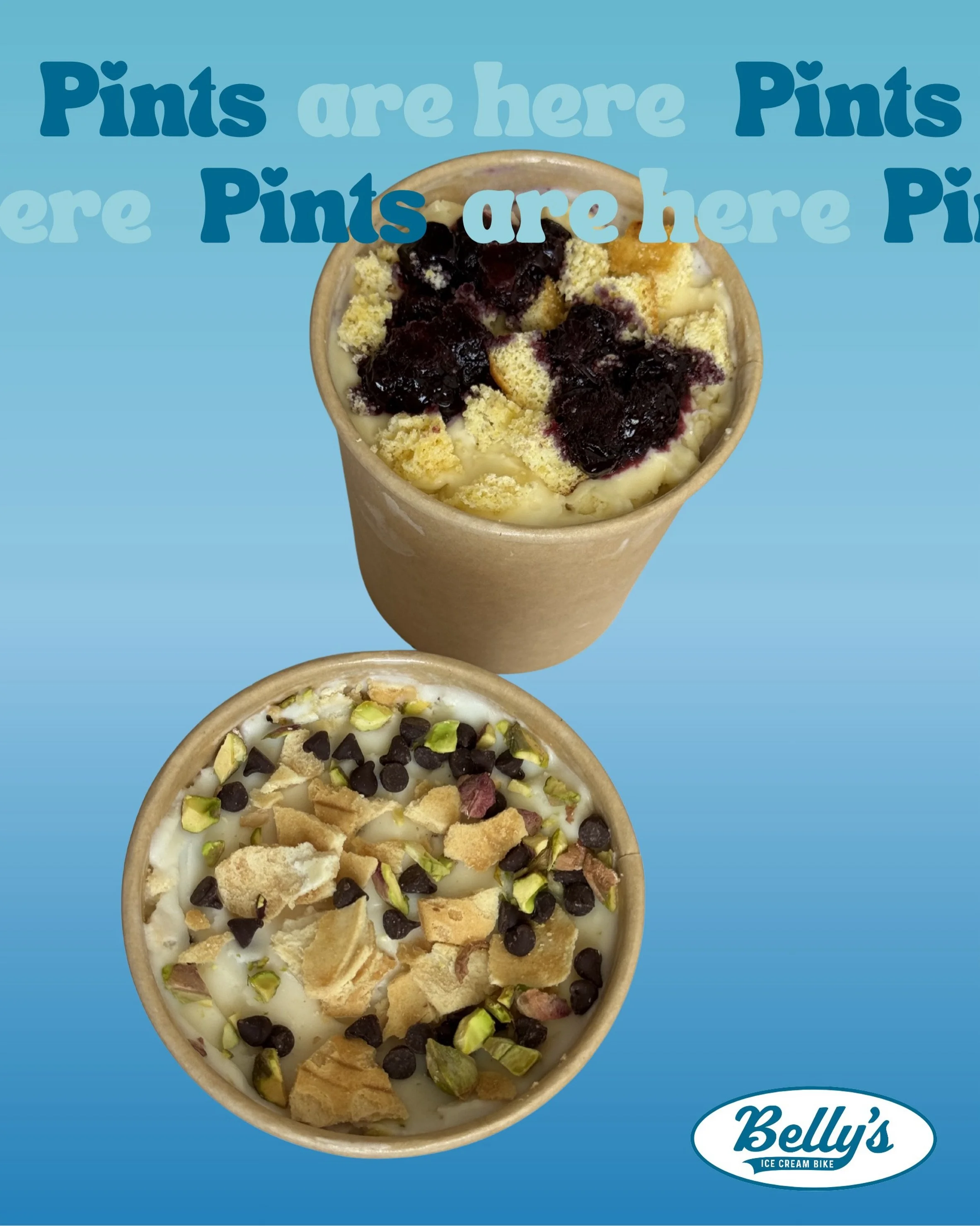 Happy Friday, party people!! Iceman album drop day feels like a very fitting moment to share this exciting Belly&rsquo;s update.

PINTS ARE HERE! 

Starting in June, we will be offering pints for pre-order only, with rotating flavors every month. Eac