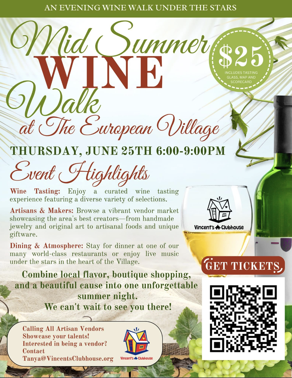 Mid Summer WIne Walk