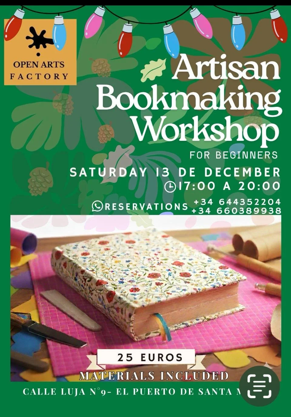 Holiday Artisan Bookmaking Workshop