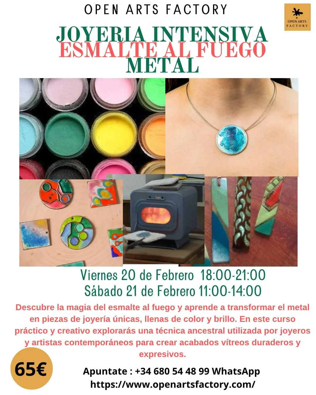 Intensive Workshop: Enameling on Metal