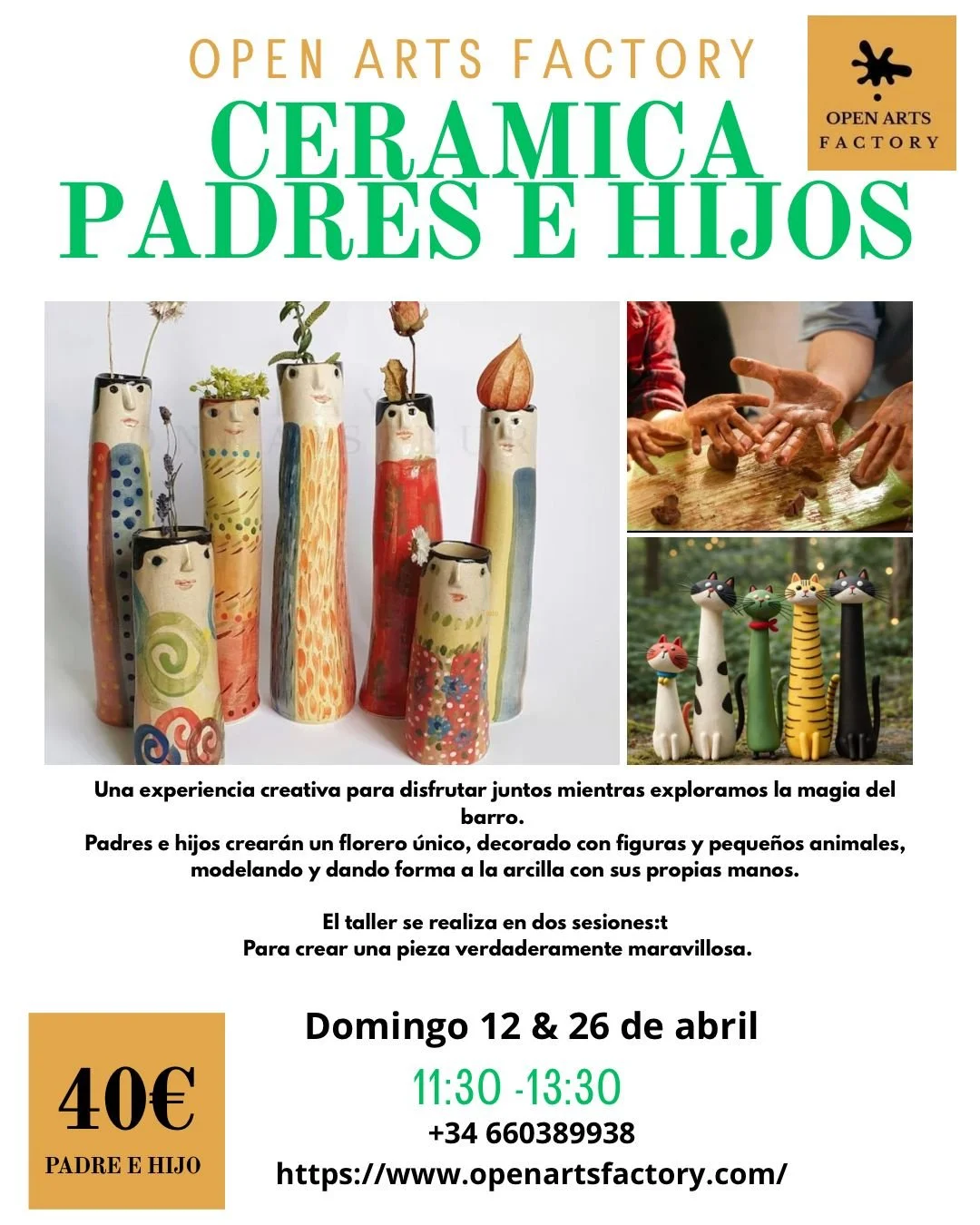 Pottery Workshop: Parents &amp; Children (session 1)