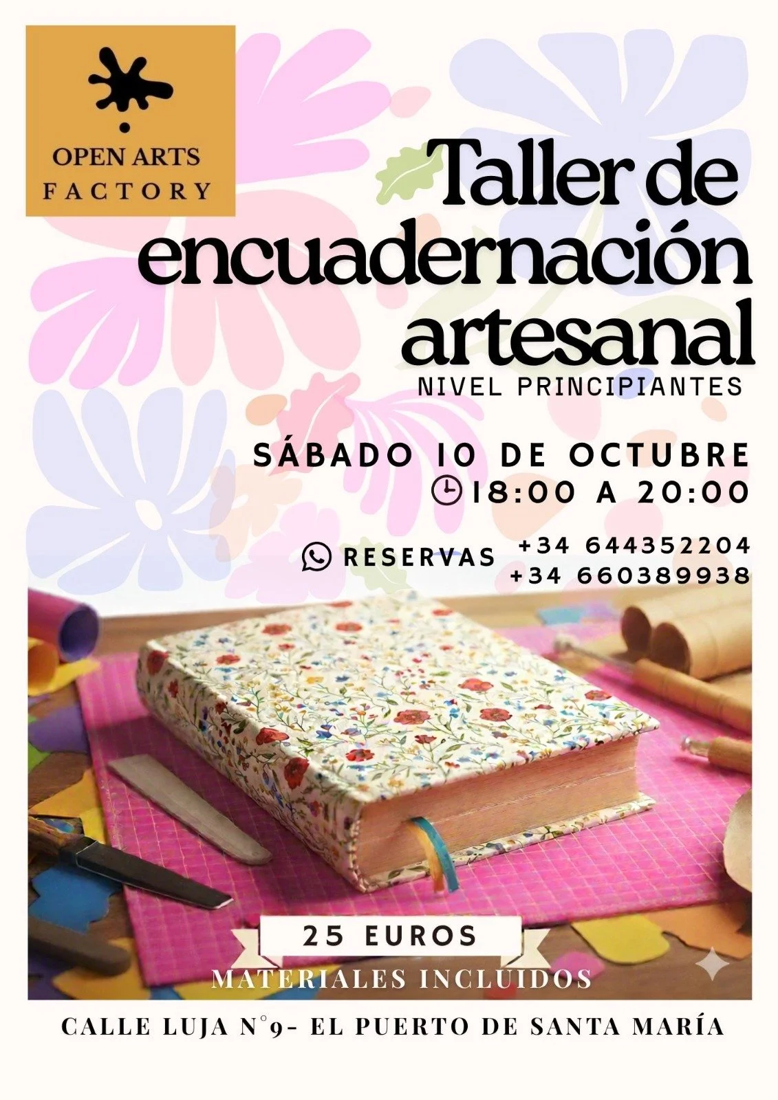 Handmade Bookbinding Workshop: Beginners' Level