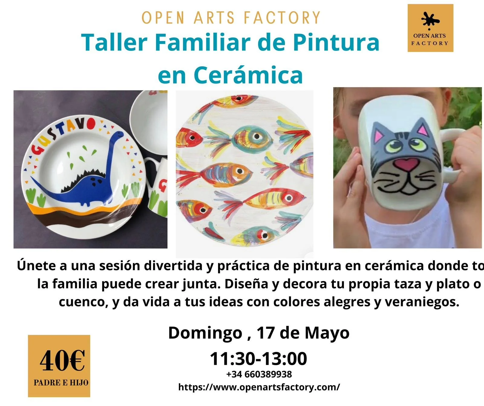Family Pottery Painting Workshop