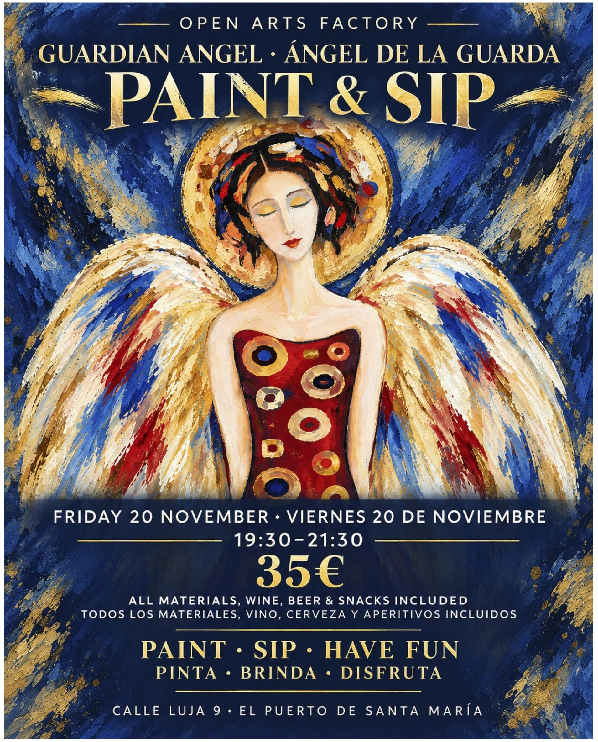 ✨ GUARDIAN ANGEL PAINT & SIP ✨