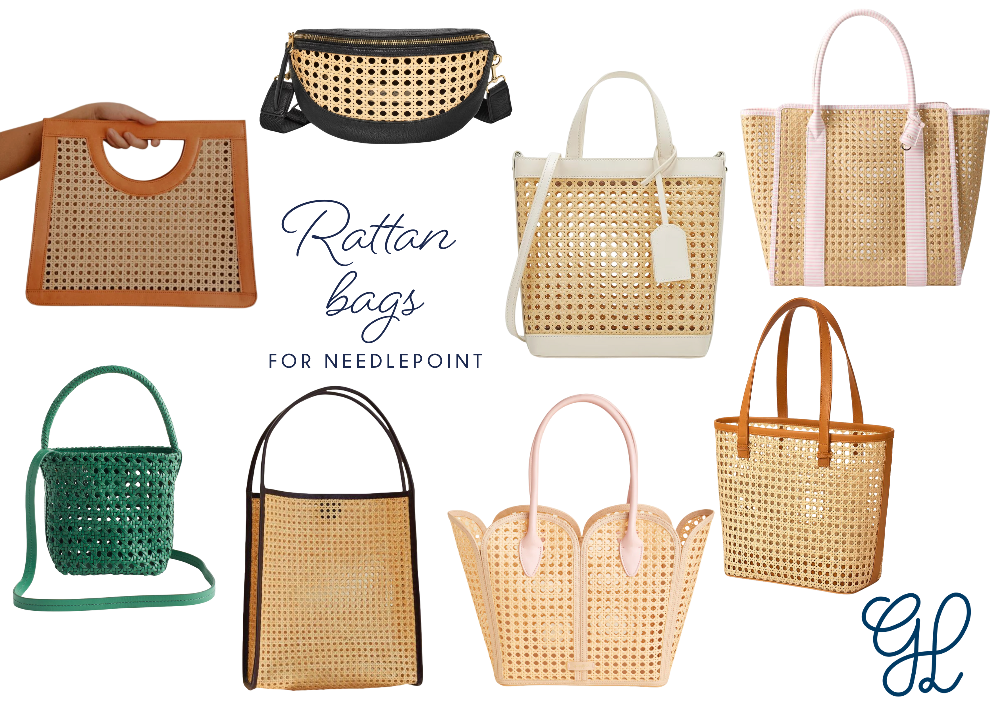 rattan tote bags and purses