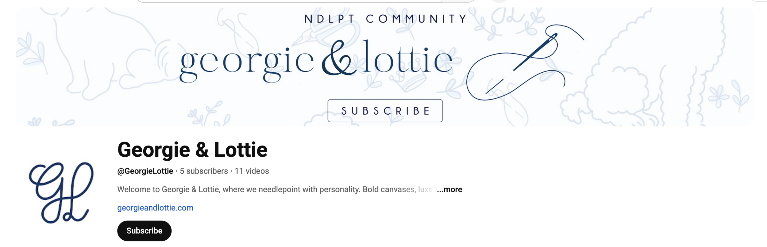 Georgie and Lottie YouTube Channel