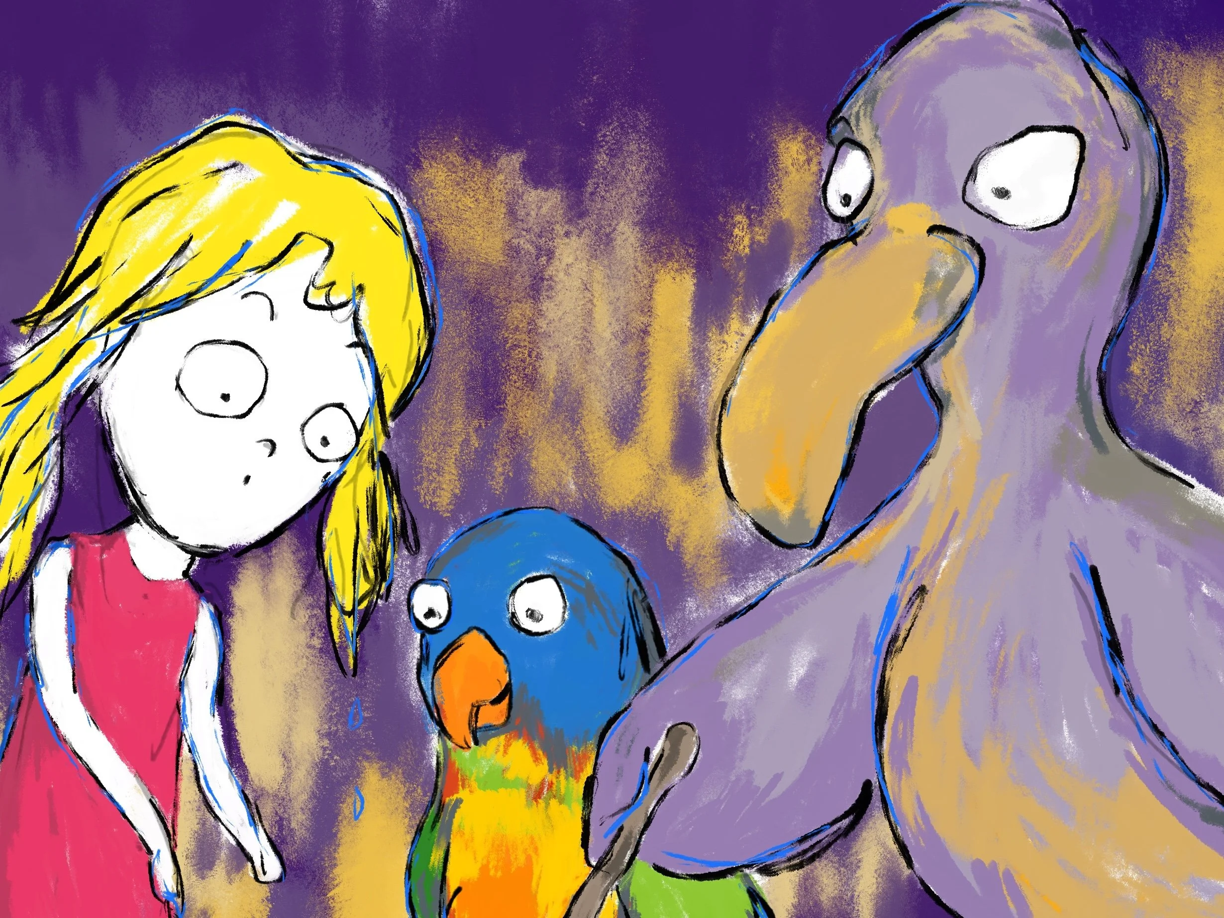 Lewis Carroll's Alice's Adventures in Wonderland Illustration Series - Caucus Race