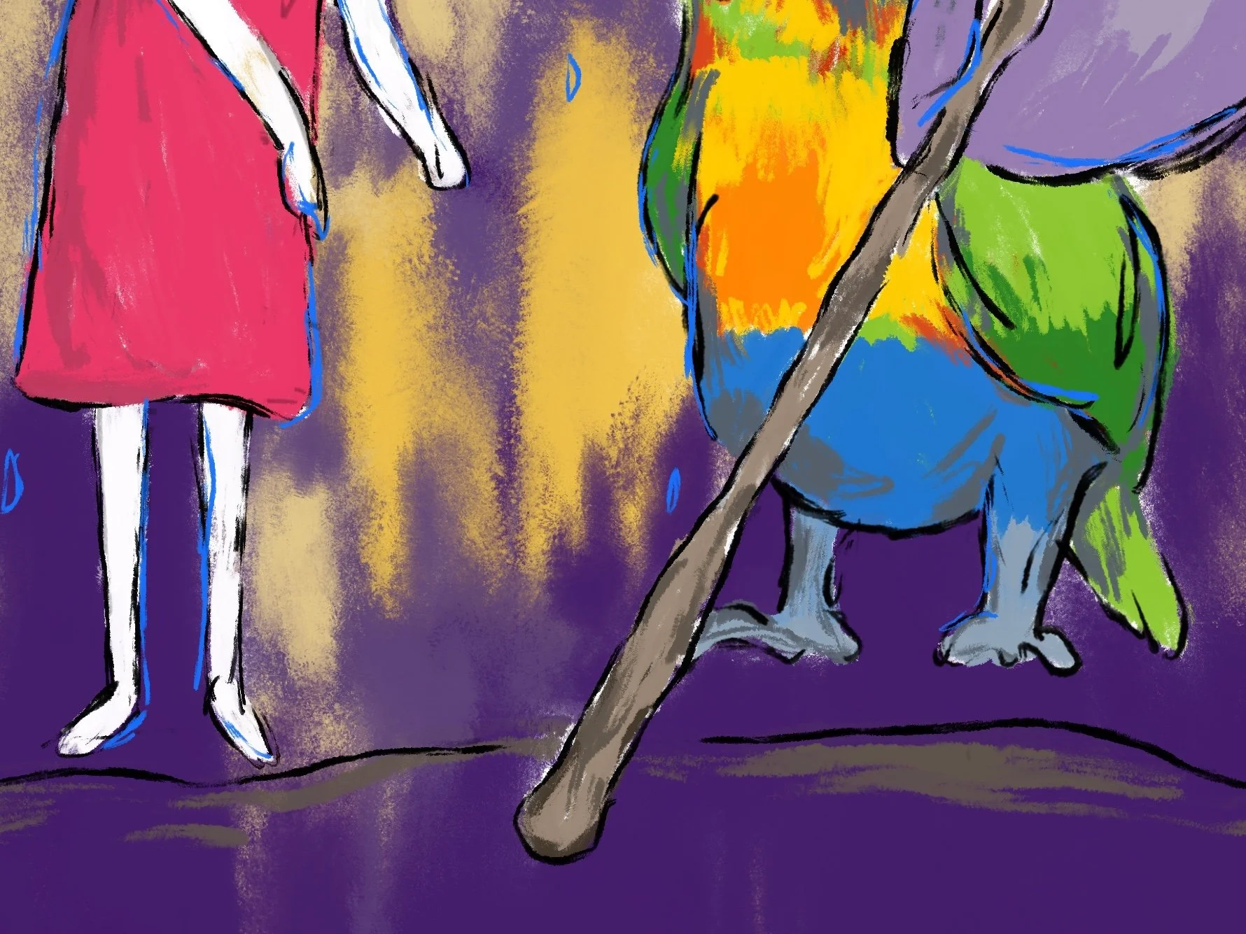 Lewis Carroll's Alice's Adventures in Wonderland Illustration Series - Caucus Race