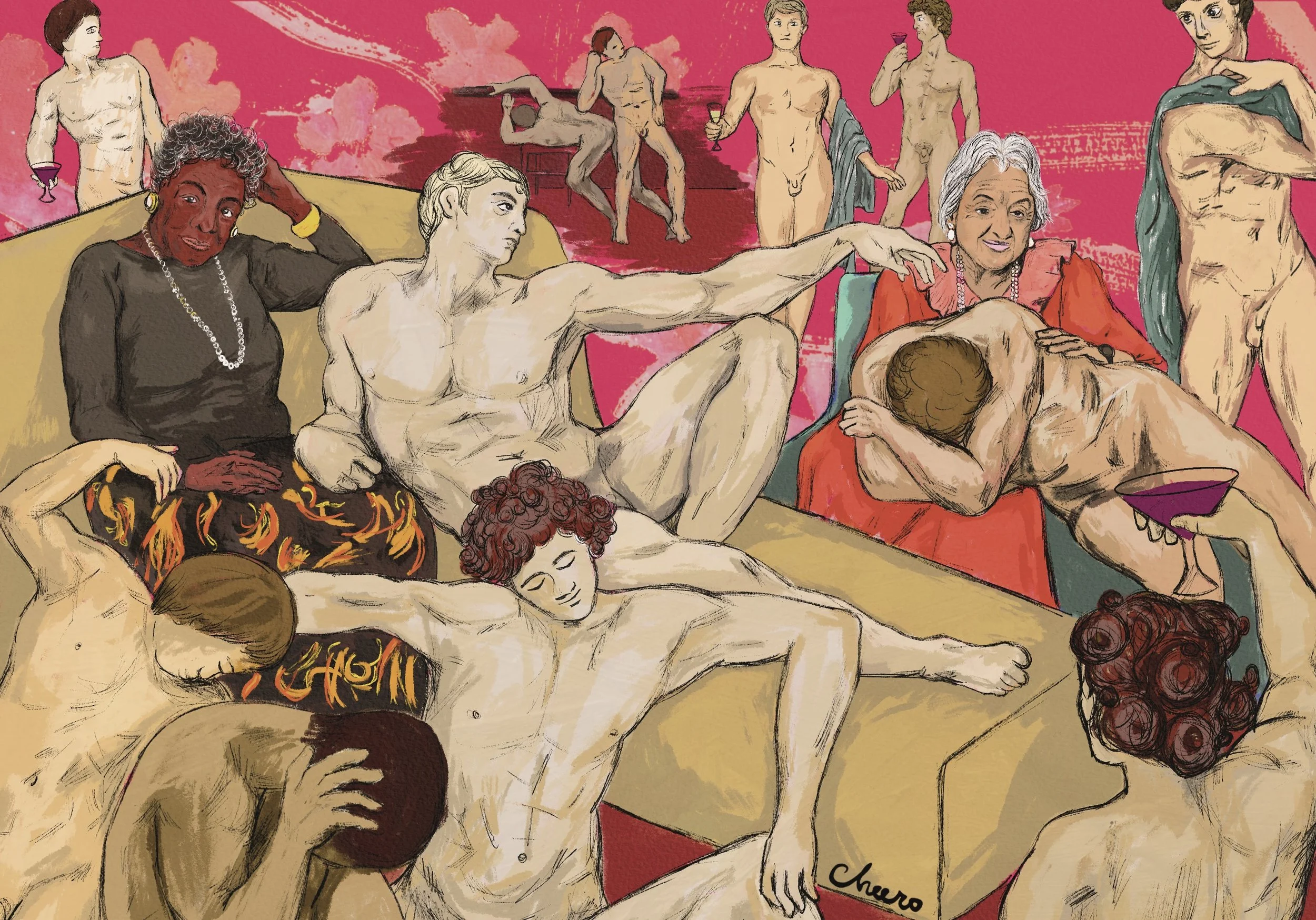Speculative Editorial Illustration - Magazine for Women "Viva (1973-1980)"