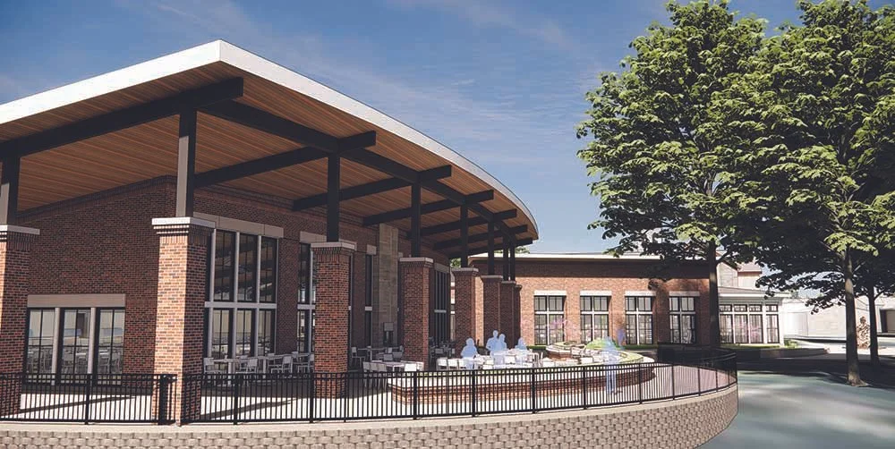Kirby Family Hall - Lakeside Rendering.