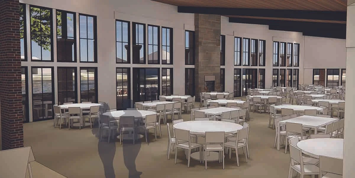 Kirby Family Hall - Dining Room Rendering.