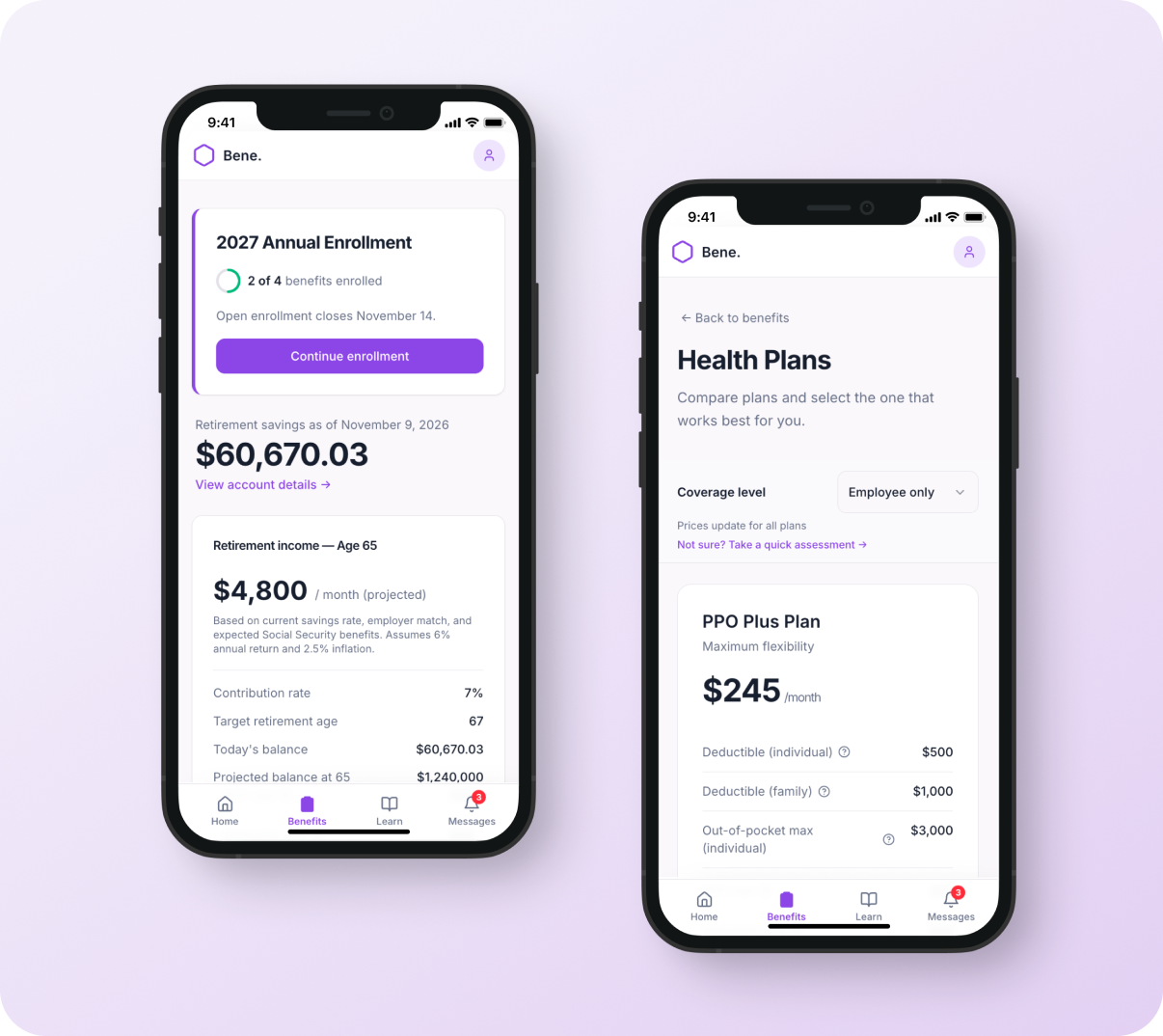 AI-Built Benefits Enrollment