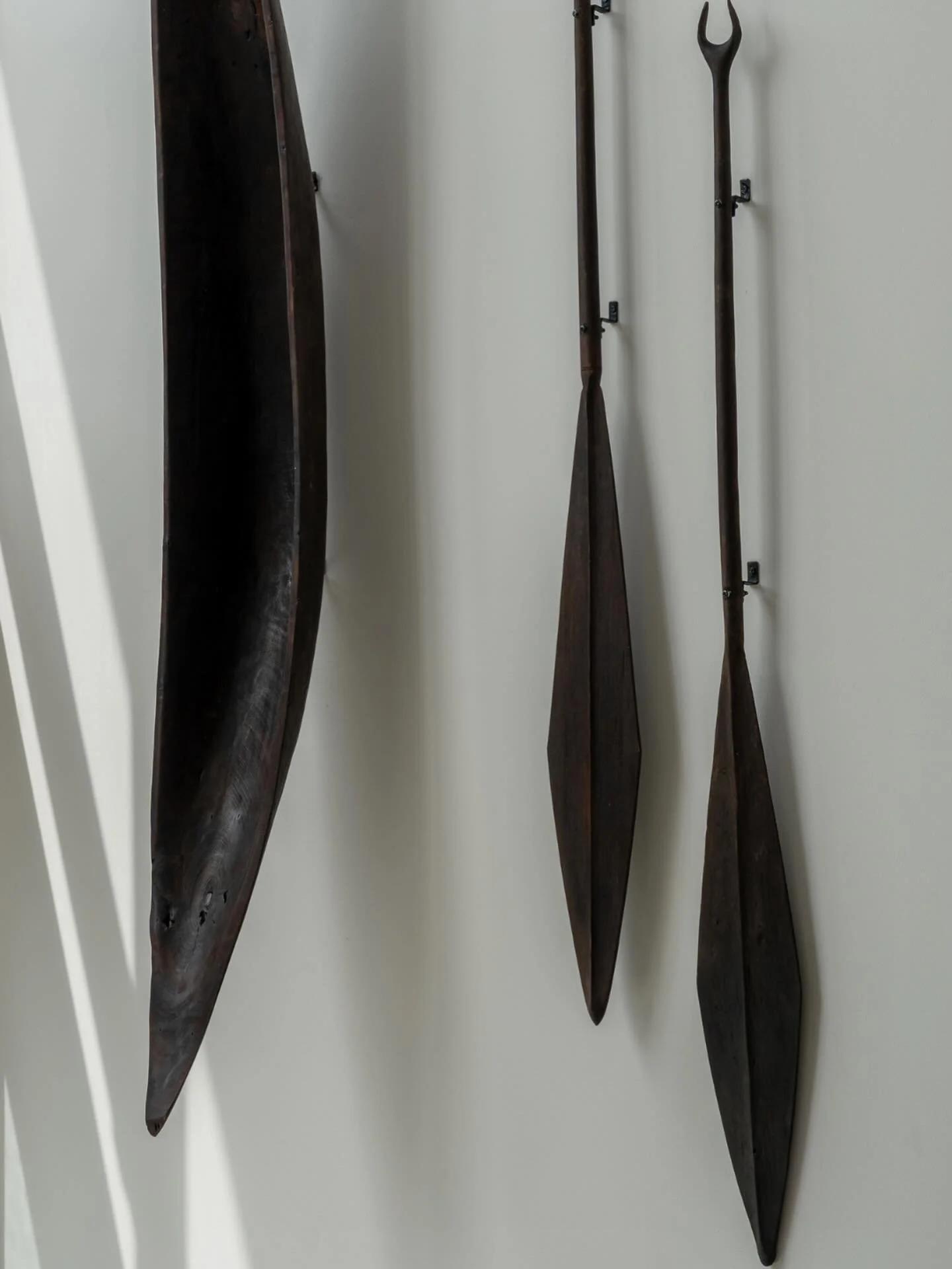Antique canoe and paddles&hellip; it&rsquo;s these little details that make it so special