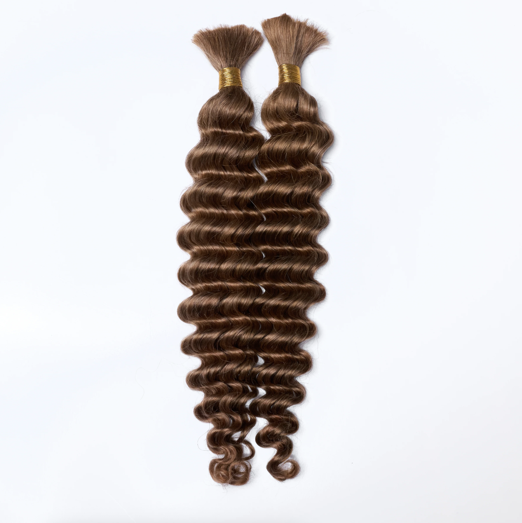 20inch Deep Wavy Bulk Hair Extensions #30 Color