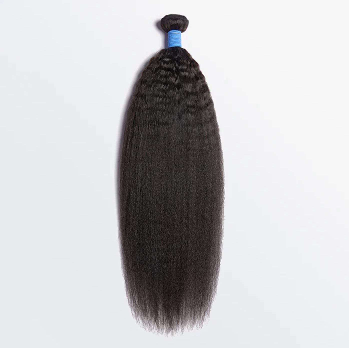 10-26 Inch Kinky Straight Virgin Brazilian Hair #1B Natural Black