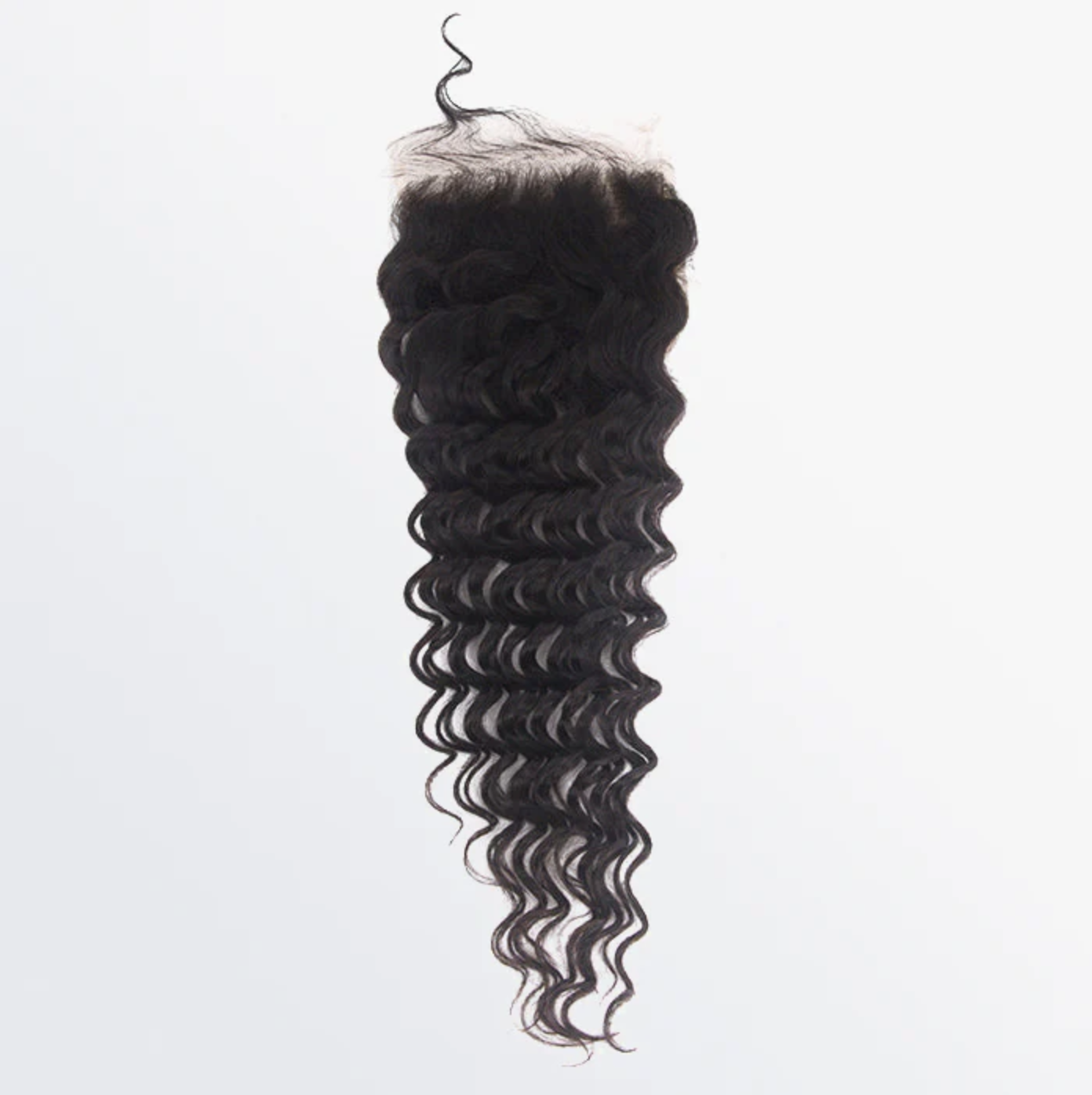 14-20 Inch 5" x 5" Deep Wavy Free Parted Lace Closure #1B Natural Black