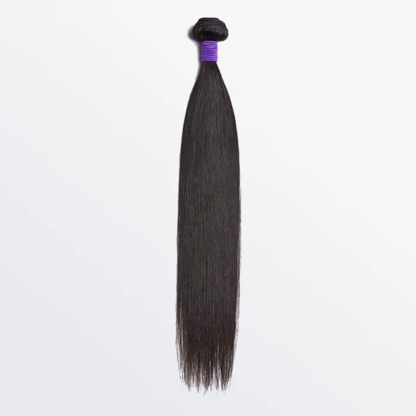 14-30 Inch 12A Premium Raw Indian Hair Straight #1B Natural Black ｜One Bundle