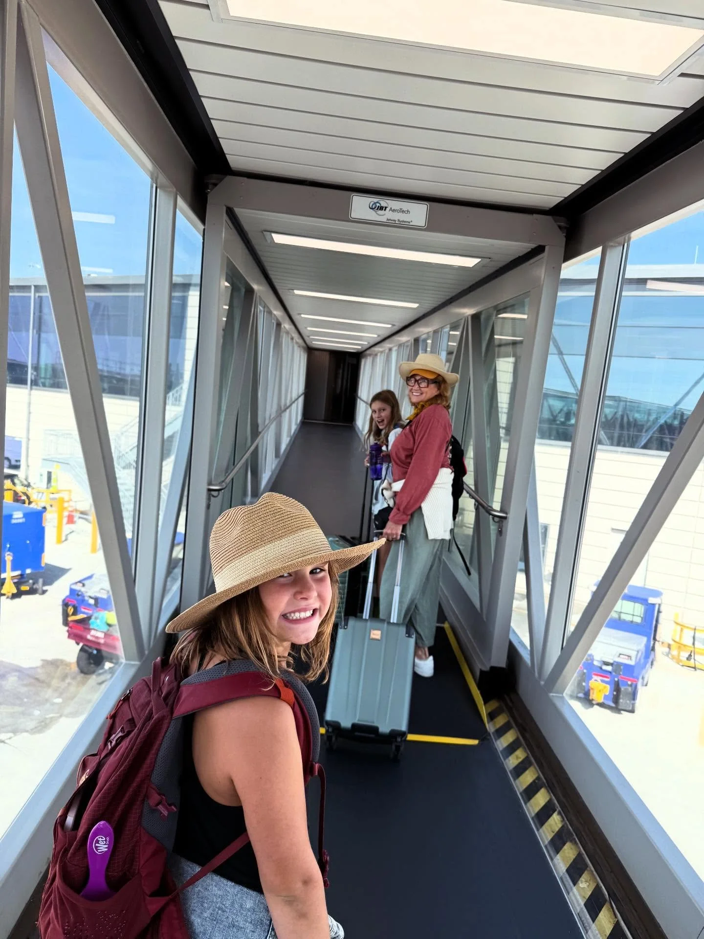 Mother&ndash;daughter travel is a huge part of my why.
Here we are, getting ready to board with big smiles and excitement for our next adventure.
If you&rsquo;re looking for ideas for meaningful trips with your kids or your mom, I&rsquo;d be happy to