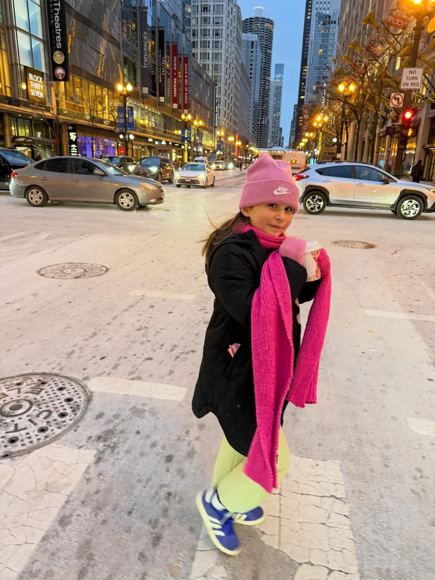 Bundle up, grab some hot chocolate, and head to the Bean. The Bean at night&mdash;with holiday lights and the moon&mdash;is stunning.

#WildHerTravel #ChicagoAtChristmas #ChicagoNights #CityMagic #WinterInTheCity