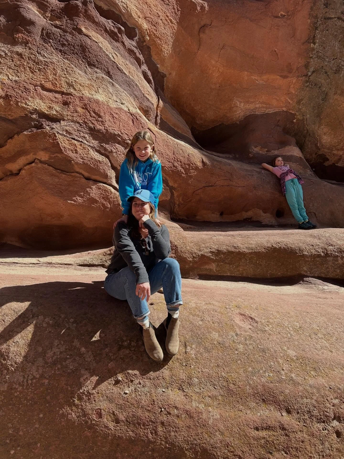Red Rocks Amphitheatre, Colorado.
Mother&ndash;daughter.
Out West feels good for our family.

#wildhertravel #MotherDaughterTravel #FamilyTravelMoments