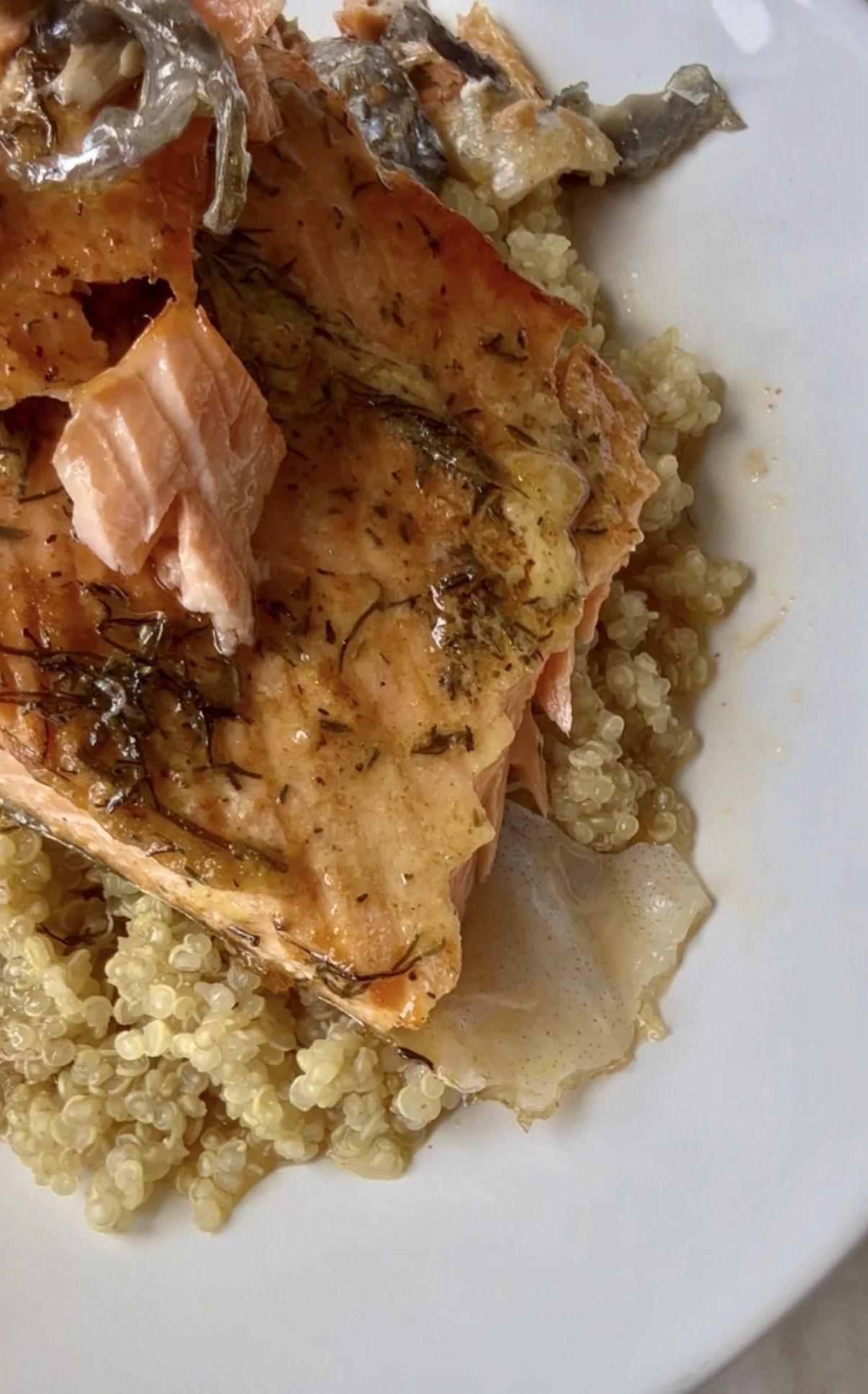 Dill-Mustard Baked Salmon