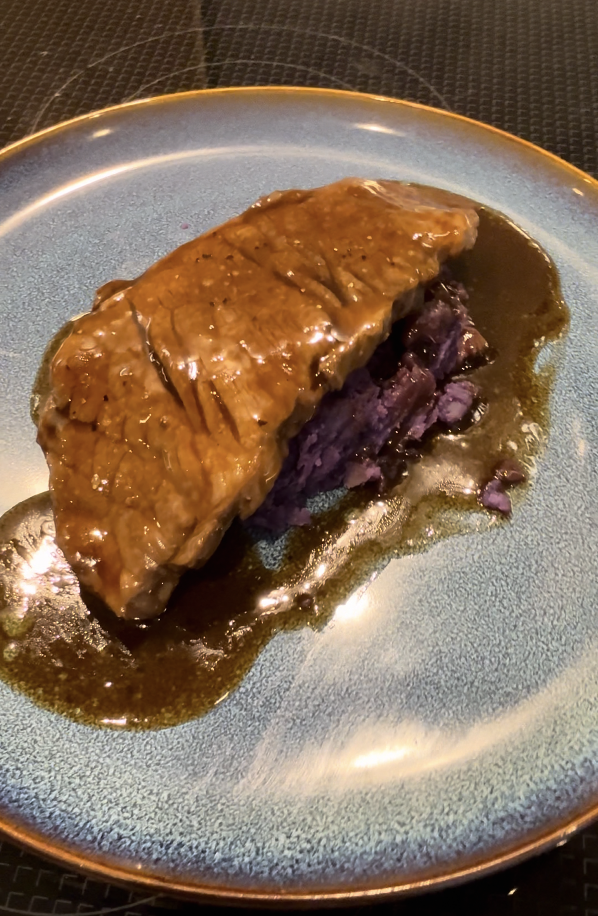 Kalbi (Sauce) Steak on Purple Skies