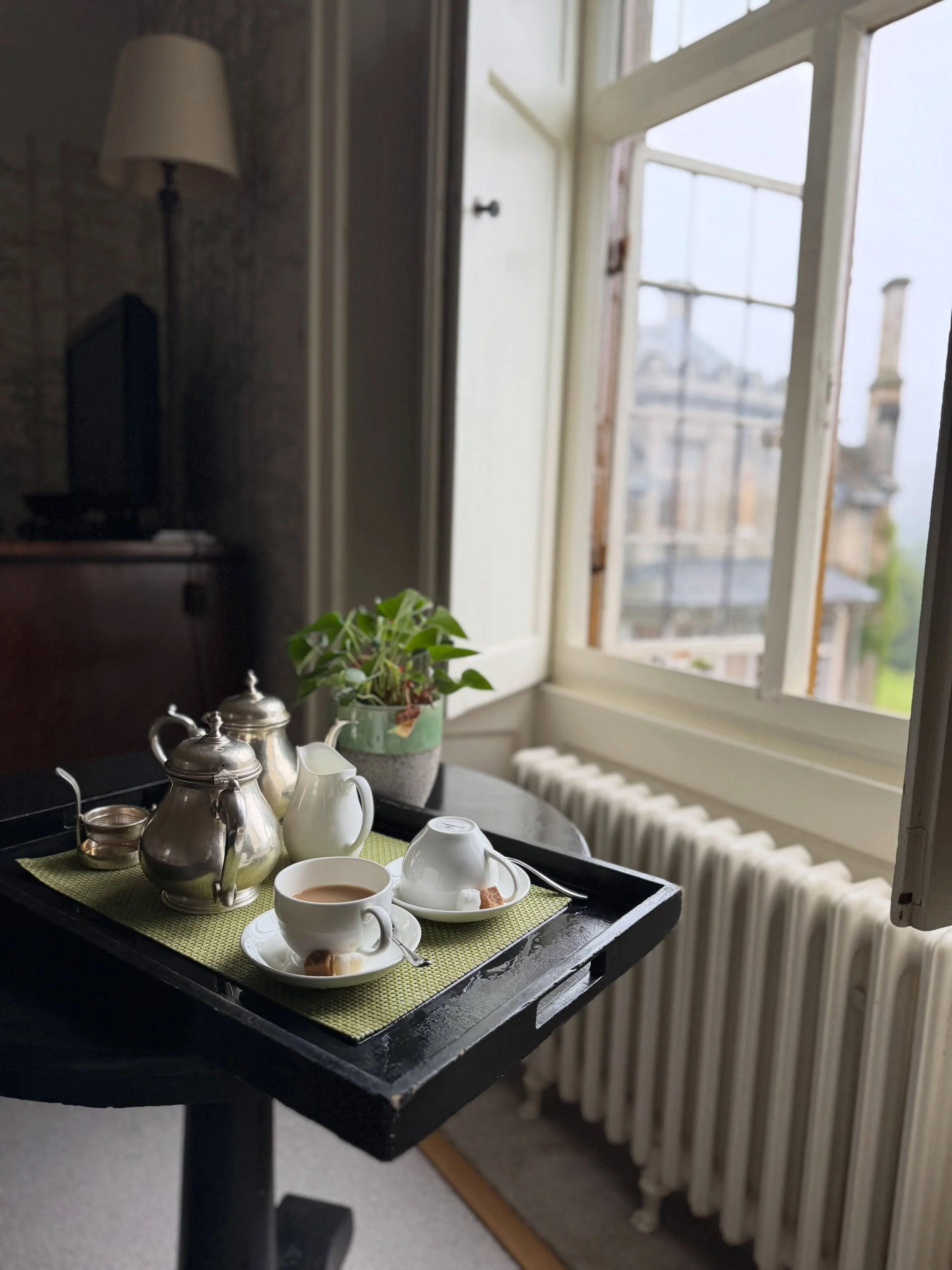 Last morning tea @hotelendsleigh 

Celebrating 26 years of marriage at this magical place. The most beautiful setting, tucked away in the Devon countryside, and such a special place to celebrate us.

26 years, so many chapters, and still choosing eac
