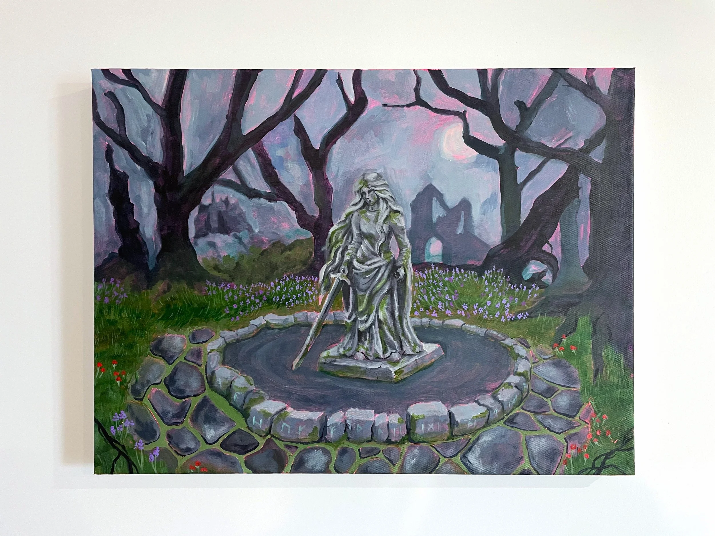 Woman: The Sculpted - Original Painting - 18x24