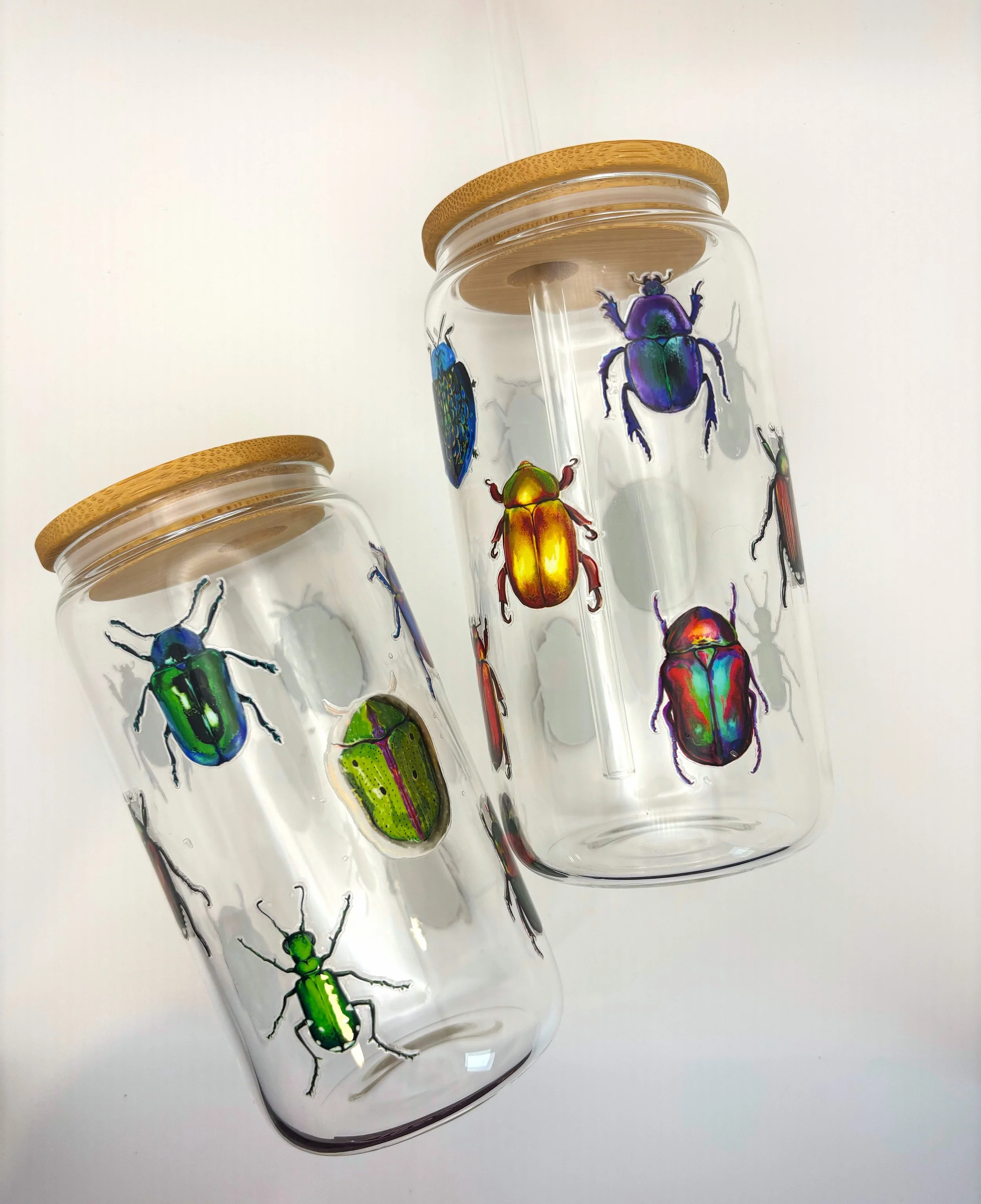 Beetle Glass Tumbler 16oz