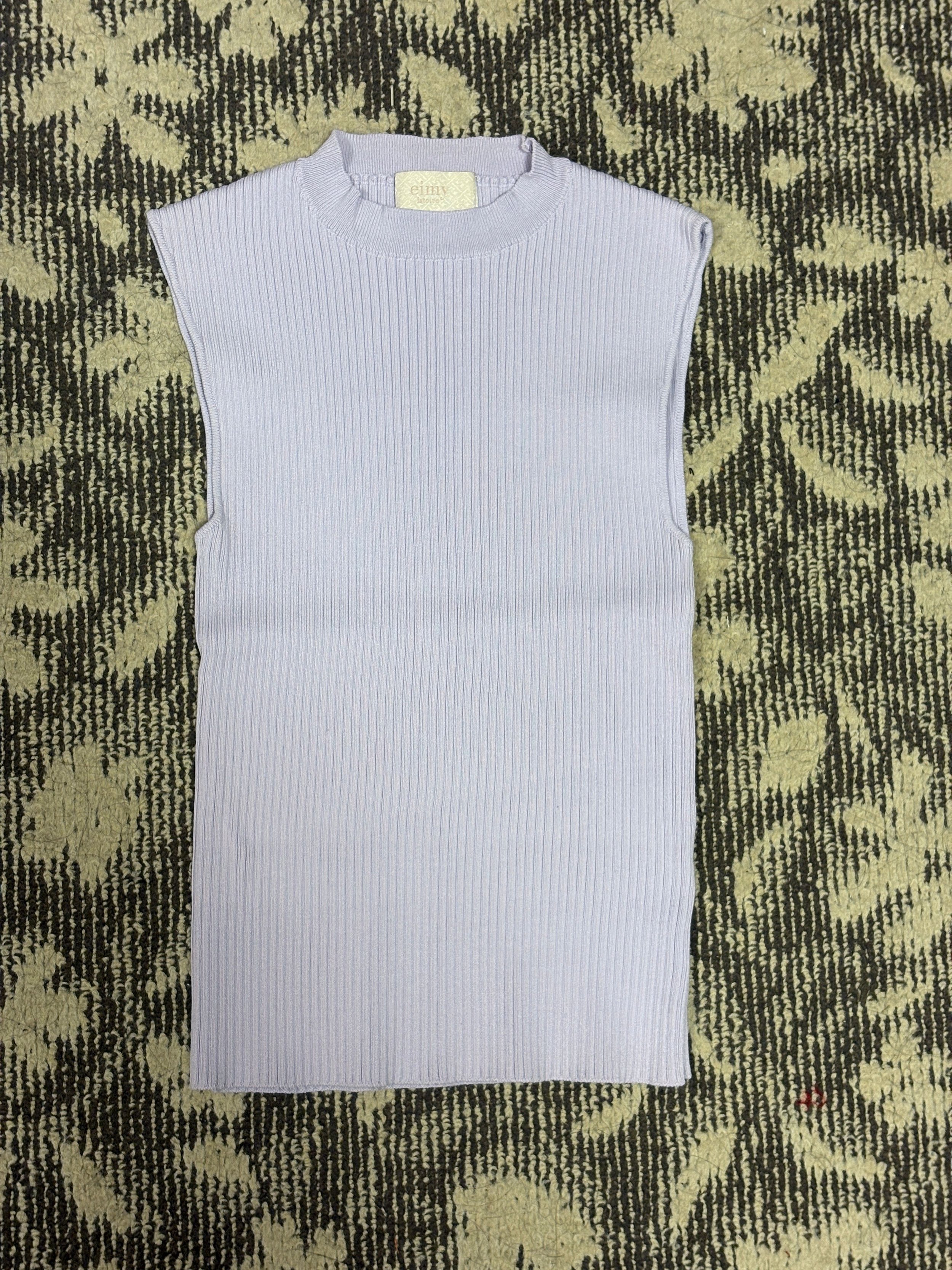 ノースリーブコンパクトニットワンピース