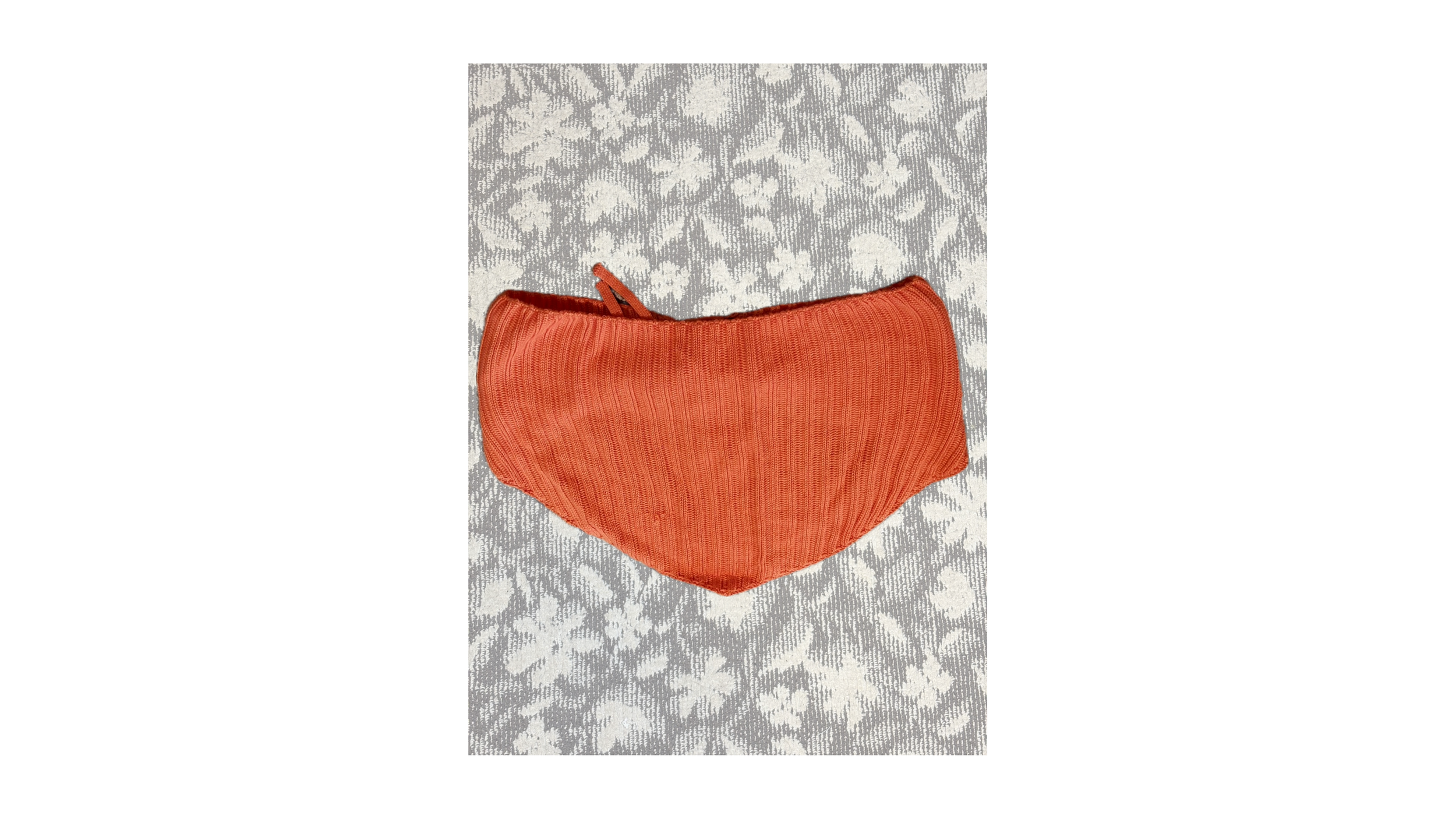 コットンニットベアトップ(オレンジ)