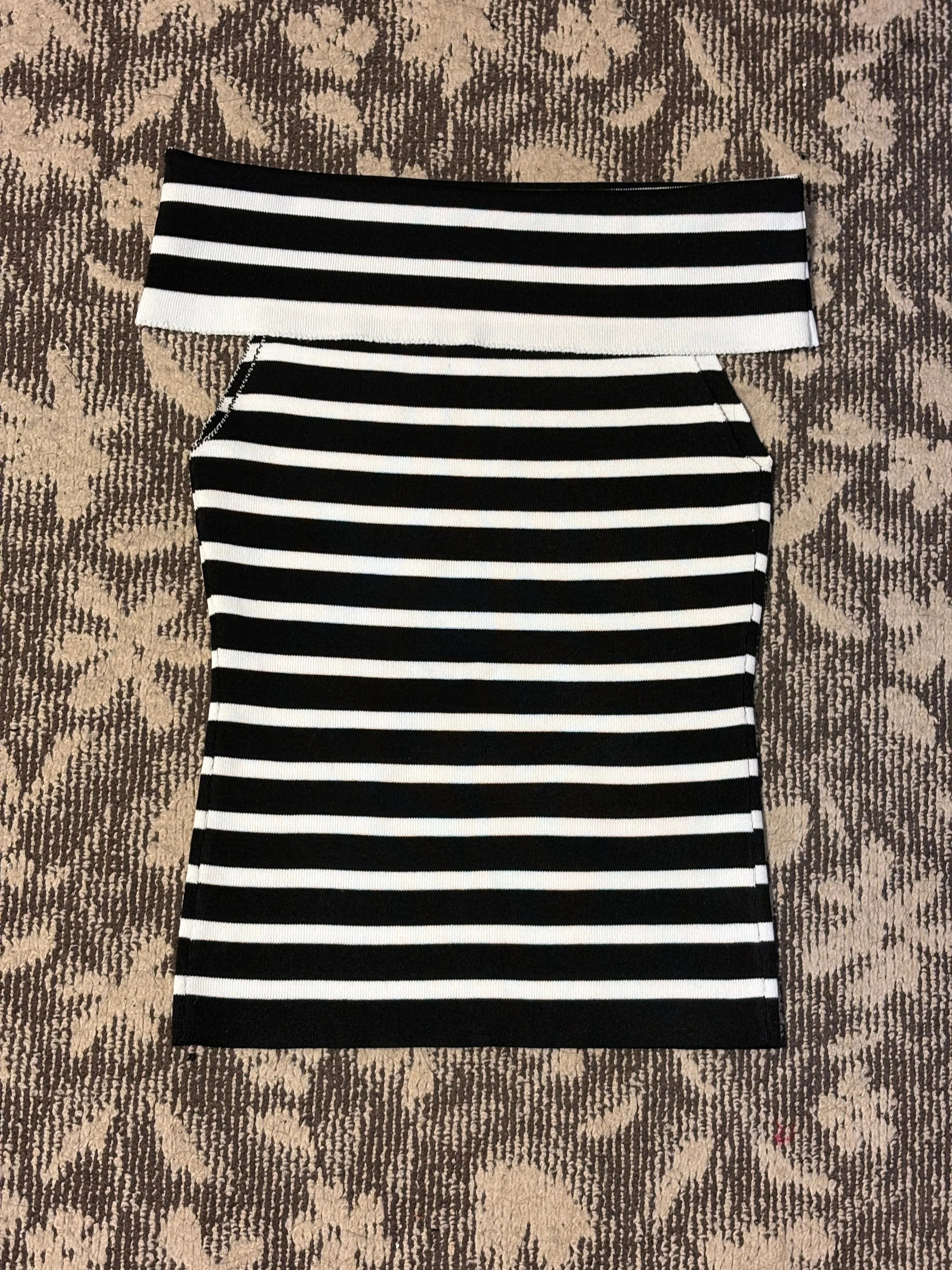 ボーダーノースリーブ